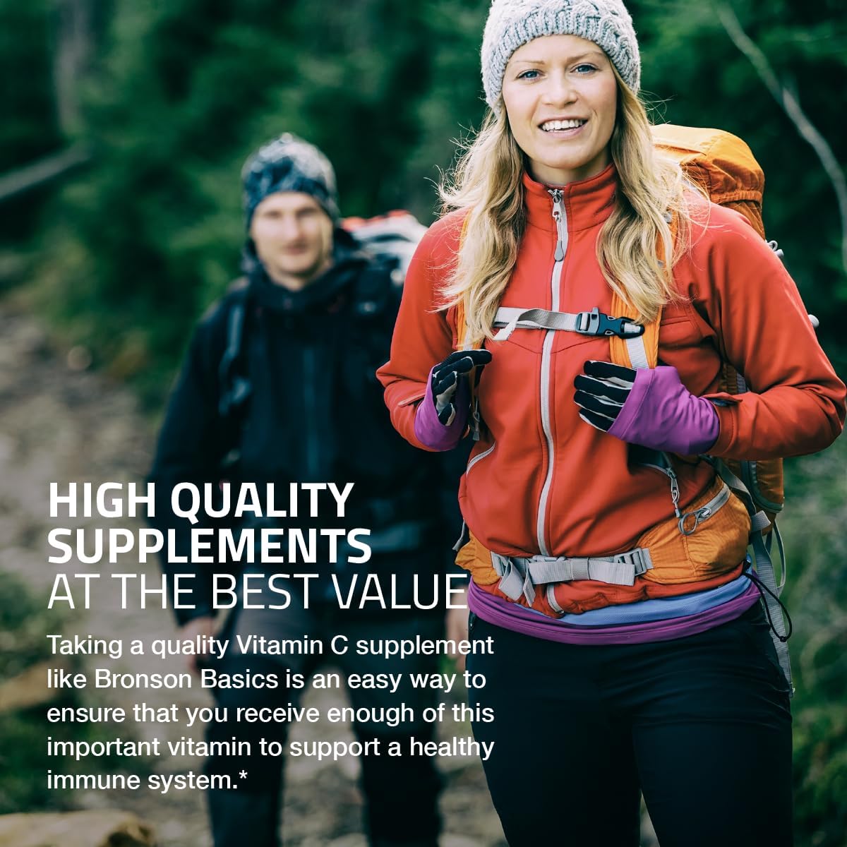 Bronson Vitamin C 500 MG: Boosts Immune Health & Provides Antioxidant Defense, Non-GMO, 250 Veg Tablets