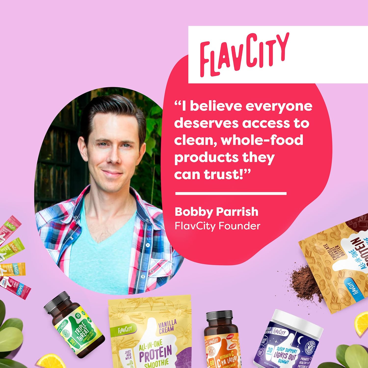 Brownie Batter FlavCity All-in-One Protein Powder Smoothie - Grass-Fed Whey Protein with 25g Protein & 10g Collagen - Gluten-Free Workout Drink - 20 Servings