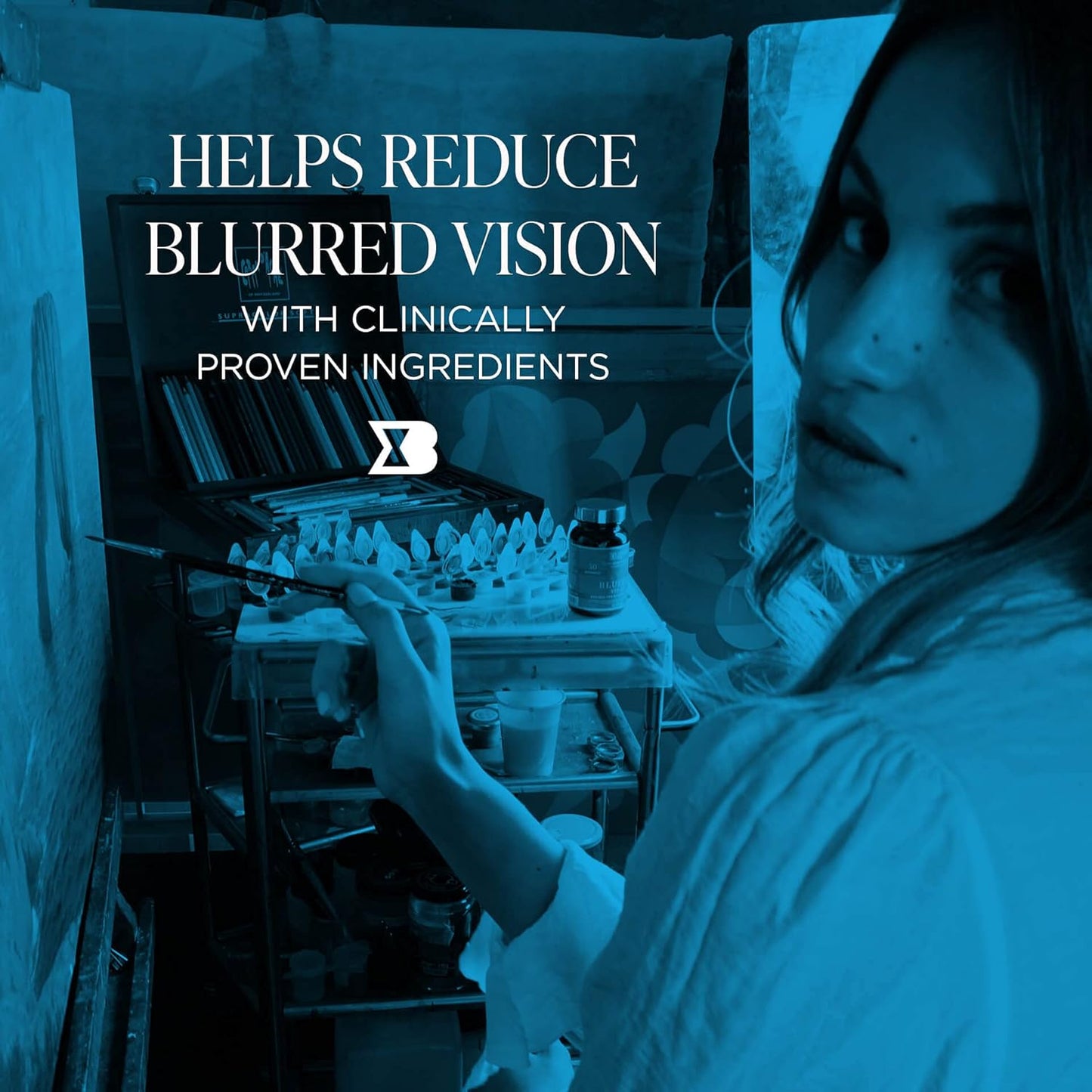 BRUNO MD Bluerex Vision: Adult Eye Health Supplement with Vitamin E & Bilberry Extracts. Antioxidant Support for Computer Vision Syndrome & Dry Eyes.