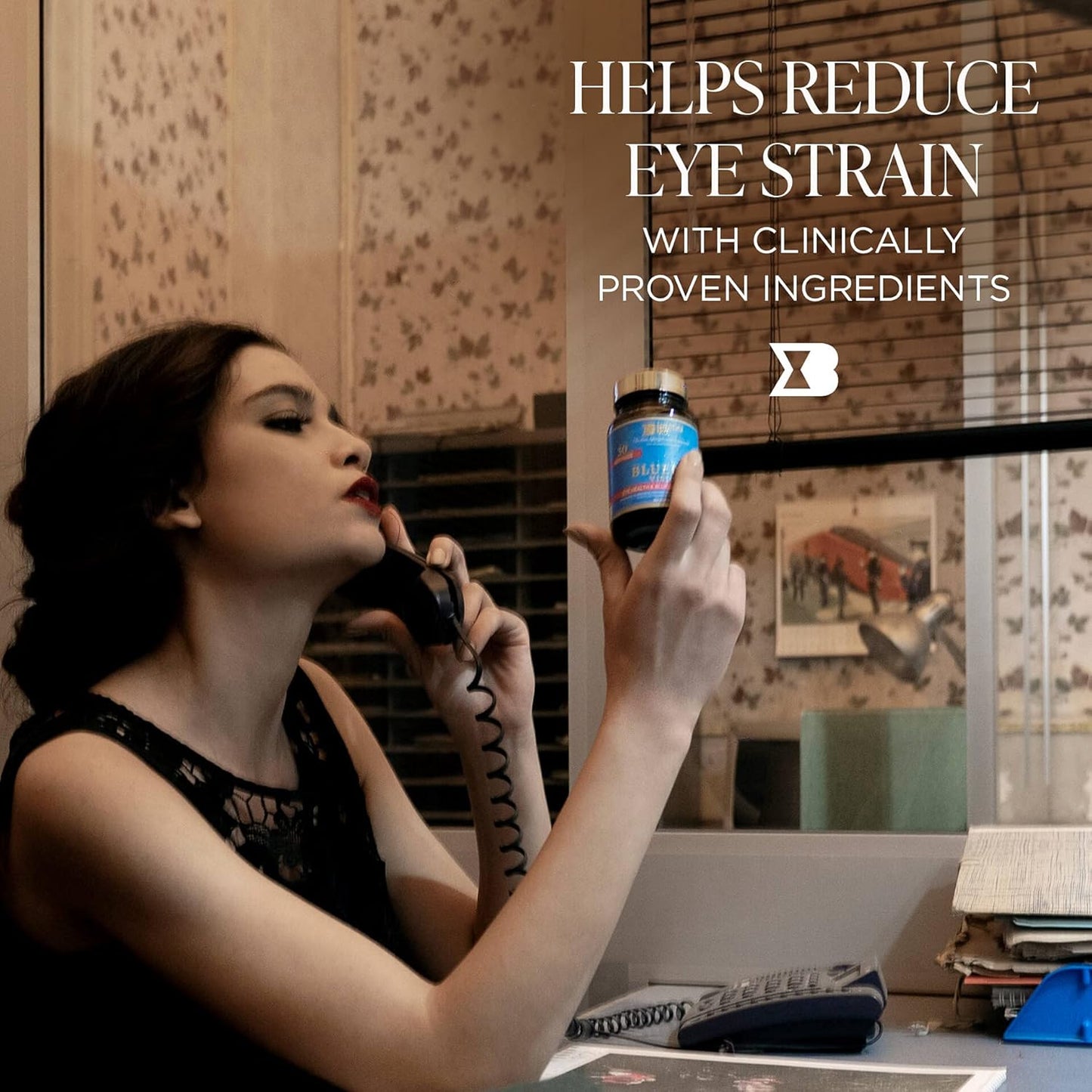 BRUNO MD Bluerex Vision: Adult Eye Health Supplement with Vitamin E & Bilberry Extracts. Antioxidant Support for Computer Vision Syndrome & Dry Eyes.