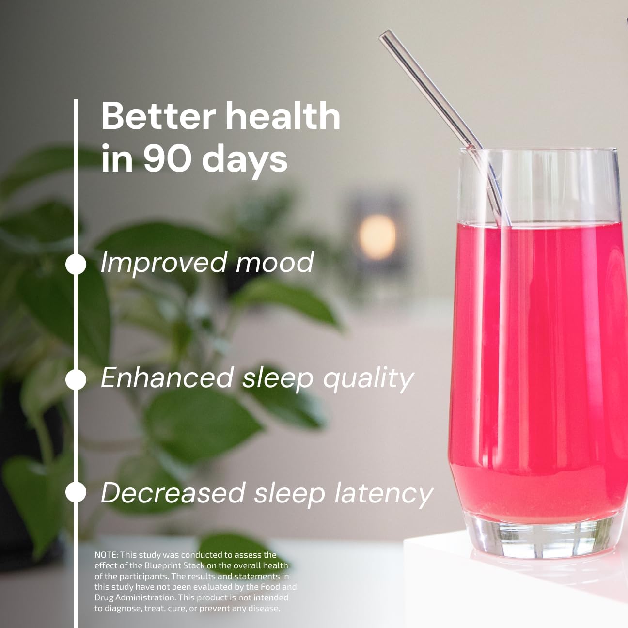 Bryan Johnson Longevity Mix: Muscle Builder & Recovery Supplement with Focus & Stress Relief - Creatine, Ashwagandha, L-Theanine, Calcium - Vegan, Keto (Blood Orange)