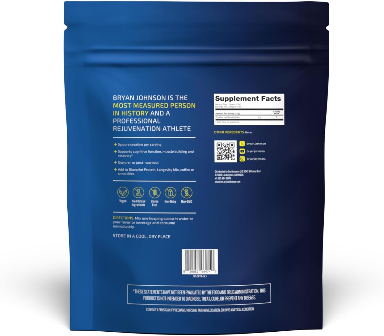 Bryan Johnson's Creatine Blueprint: A Comprehensive Guide