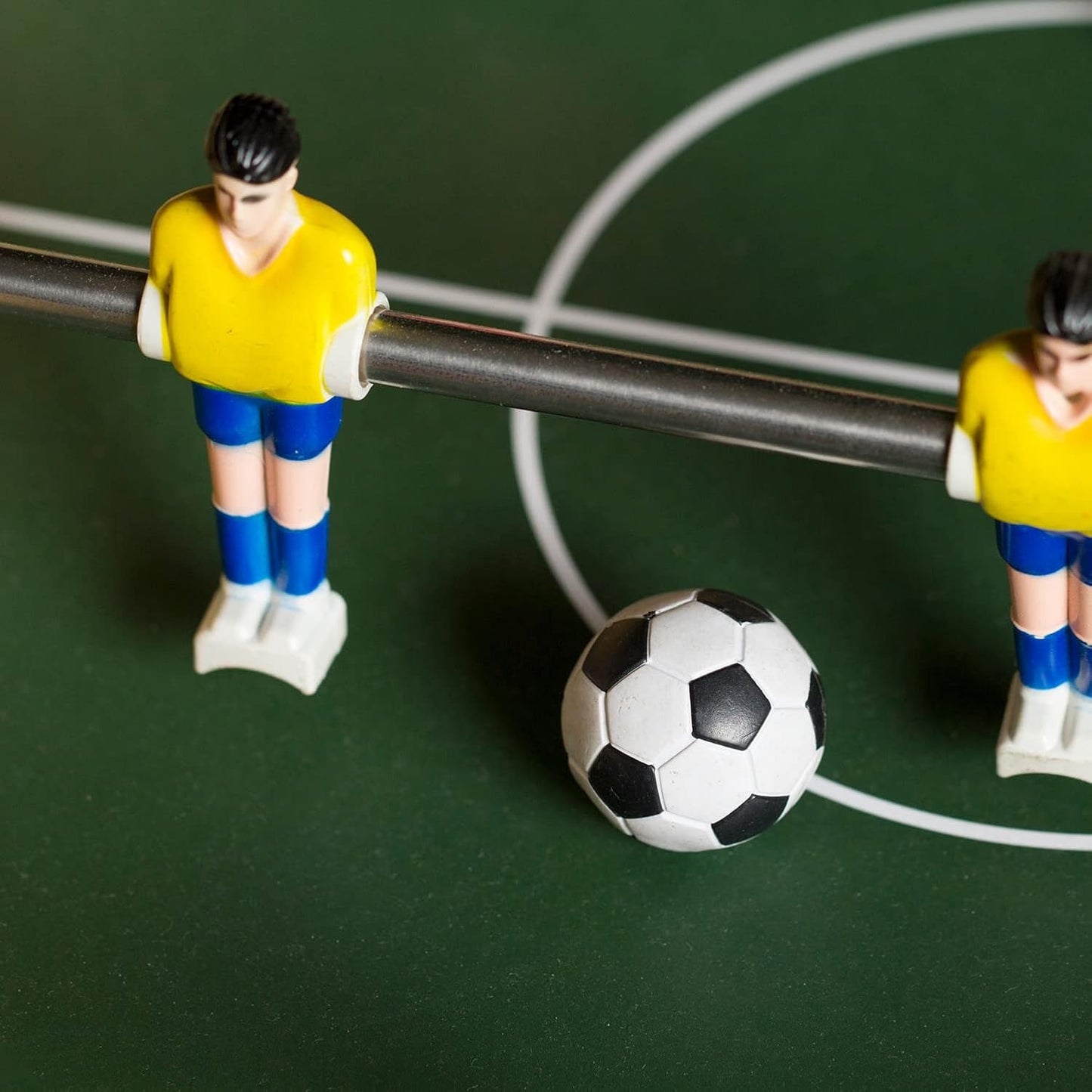 Brybelly Foosball Balls Set - Red Textured, Black & White Soccer, Glow Balls - Standard & Tabletop Game Balls