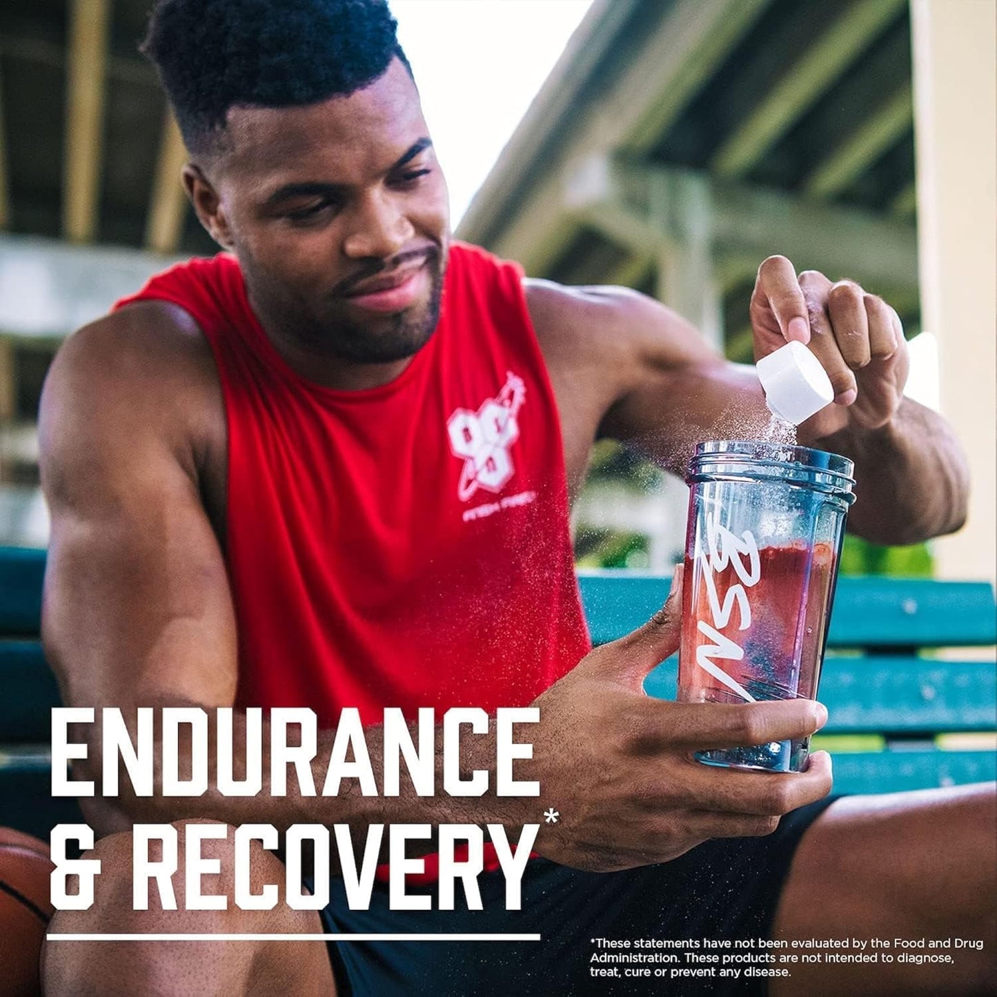BSN Amino X Powder - Muscle Recovery & Endurance with BCAAs, 10g Amino Acids, Keto-Friendly, Caffeine-Free - Fruit Punch, 30 Servings