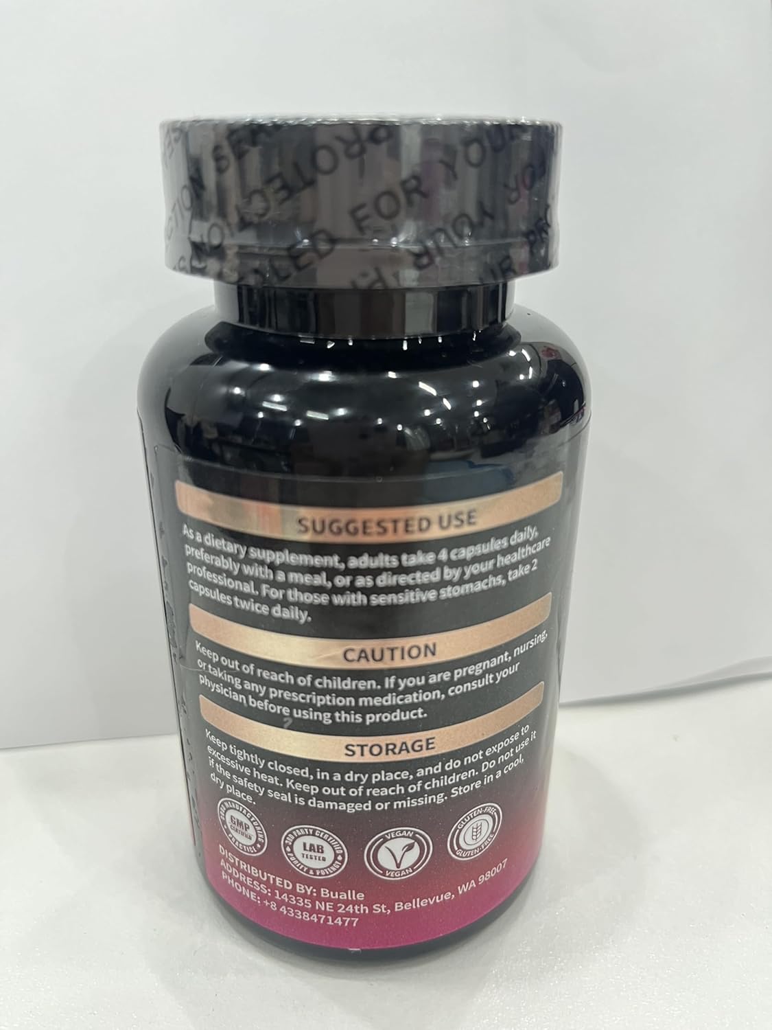Bualle Myo-Inositol & D-Chiro Inositol Supplement - Hormone Balance Support for Women (40:1 Ratio)