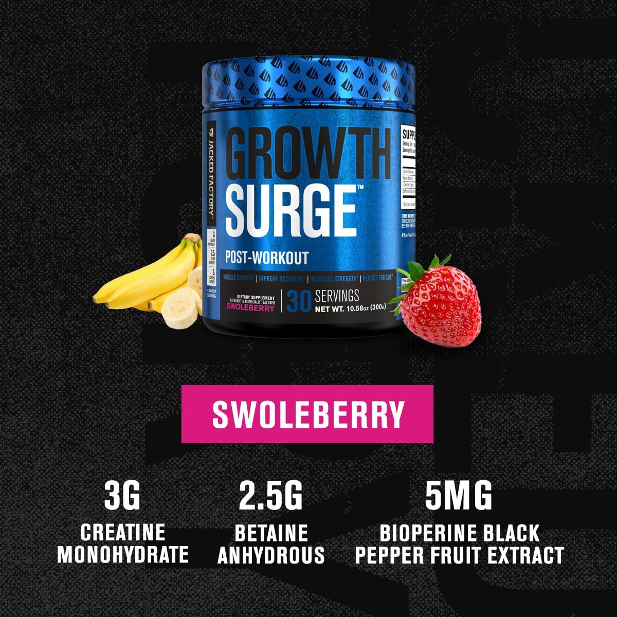 Build-XT Muscle Builder Supplement for Daily Growth & Post Workout Recovery