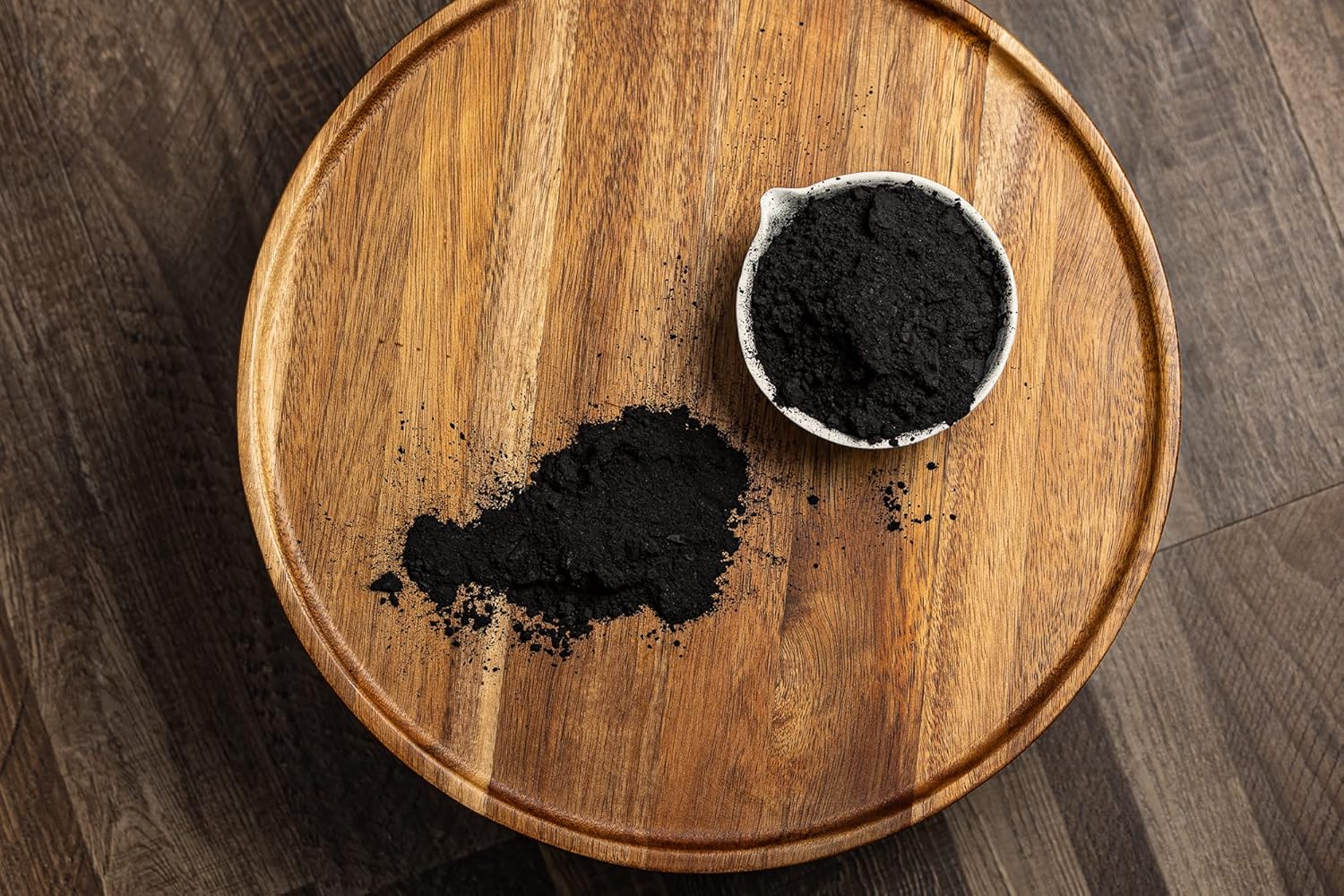 Bulk Belle Chemical Large Coconut Activated Charcoal Powder - Food Grade & Kosher - Teeth Whitening, Scrubs, Soap Making