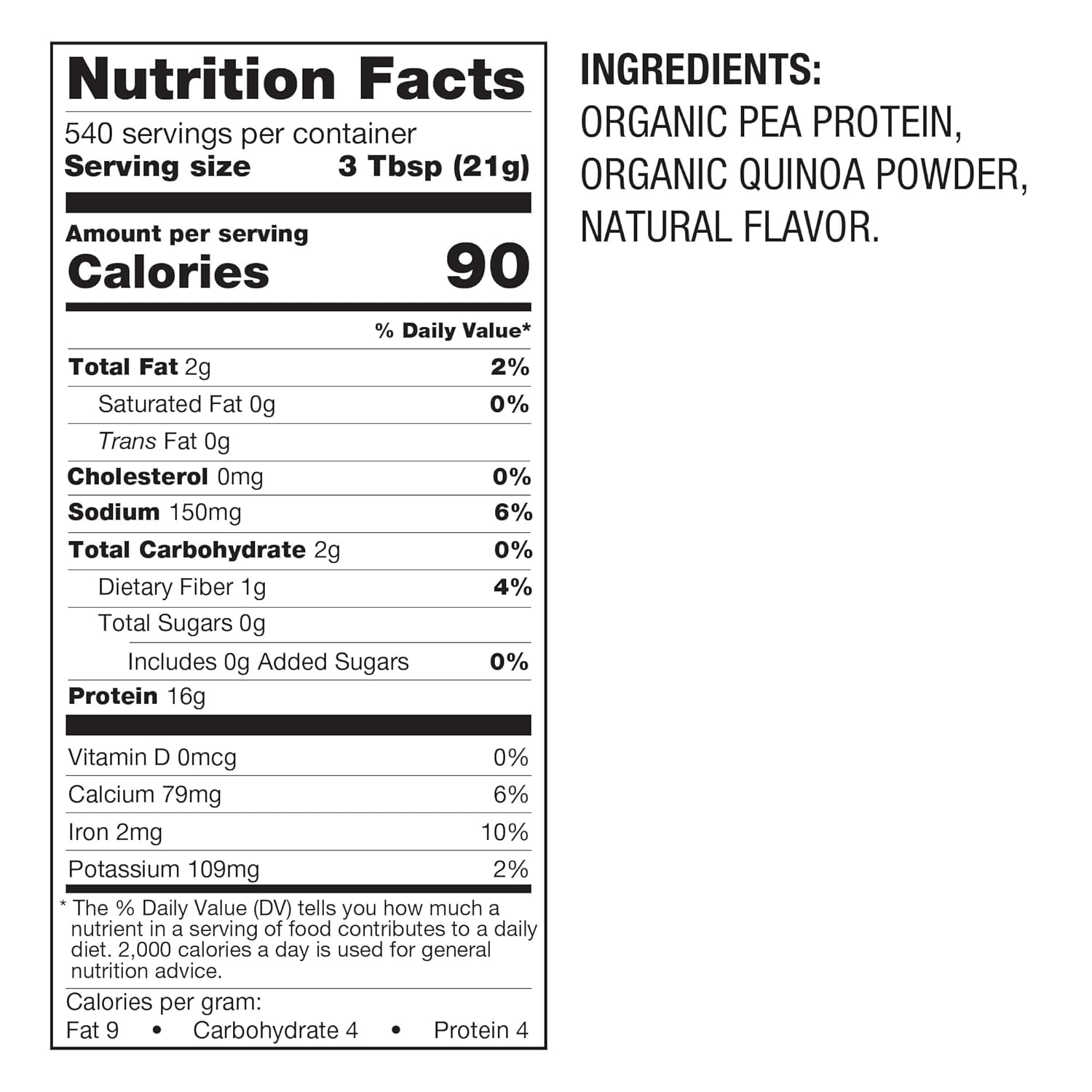 Bulk Betterbody Foods Plant Protein Powder - 25 lbs - Vegan, Non-GMO, Gluten-Free