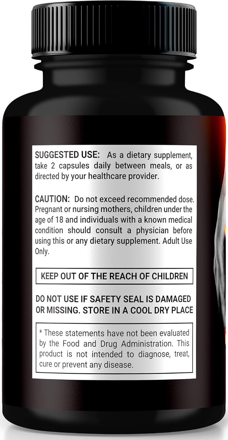 Bulk Extreme Muscle Building Formula for Men - Natural Male Pills for Lean Muscle Mass & Physical Performance - NutraRize (60 Capsules)