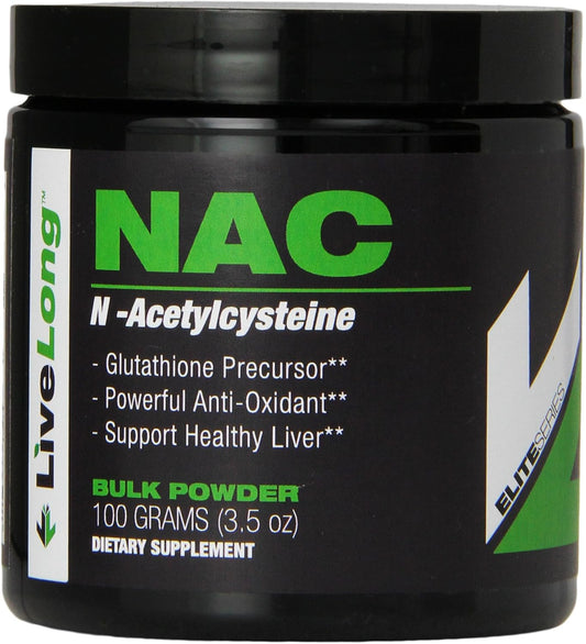 Bulk N-Acetyl L-Cysteine Powder for Liver Health & Antioxidant Support - 3.5 Oz