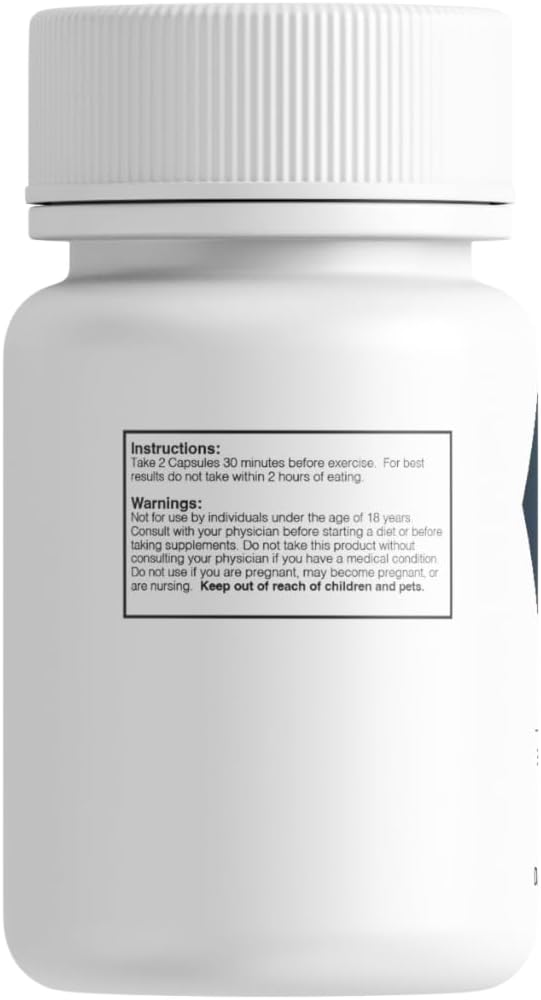 Bulk Nitric Oxide Capsules - 60 Capsules, 30 Servings - Essential Supplement