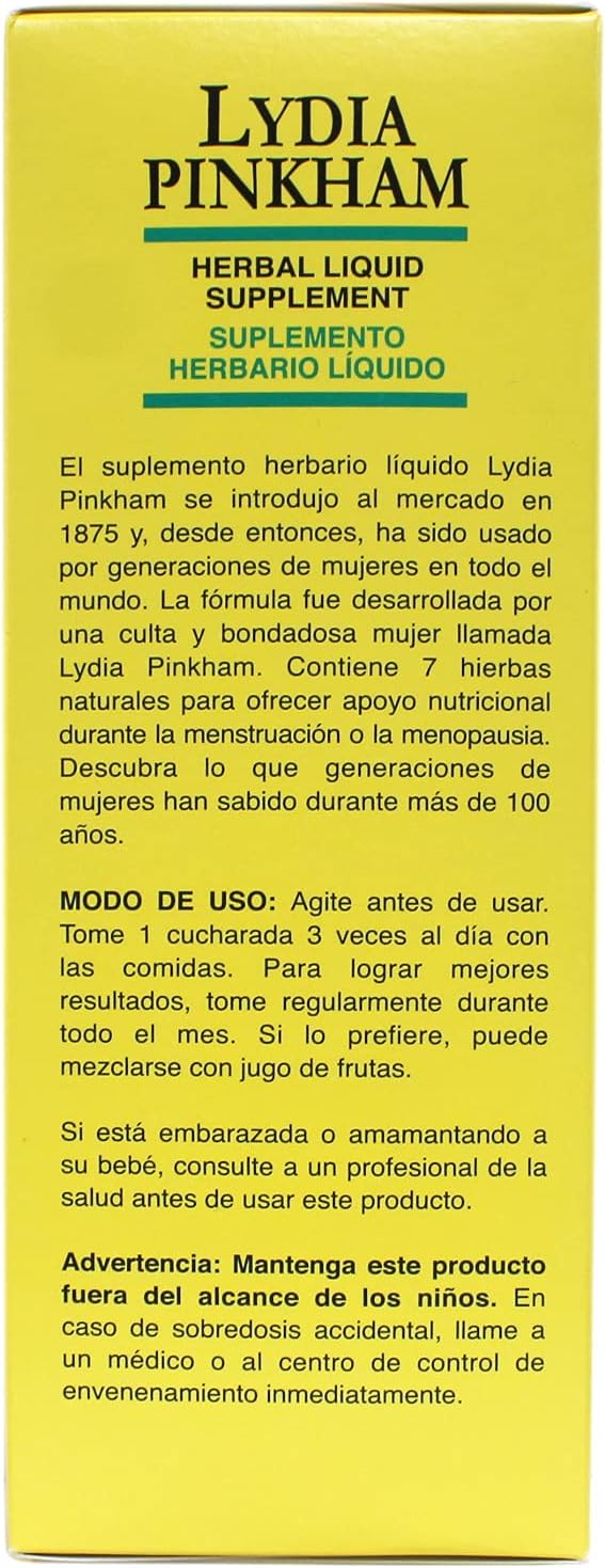 Bulk Pack of 10 Lydia Pinkham Herbal Liquid Supplements - 16 oz Each