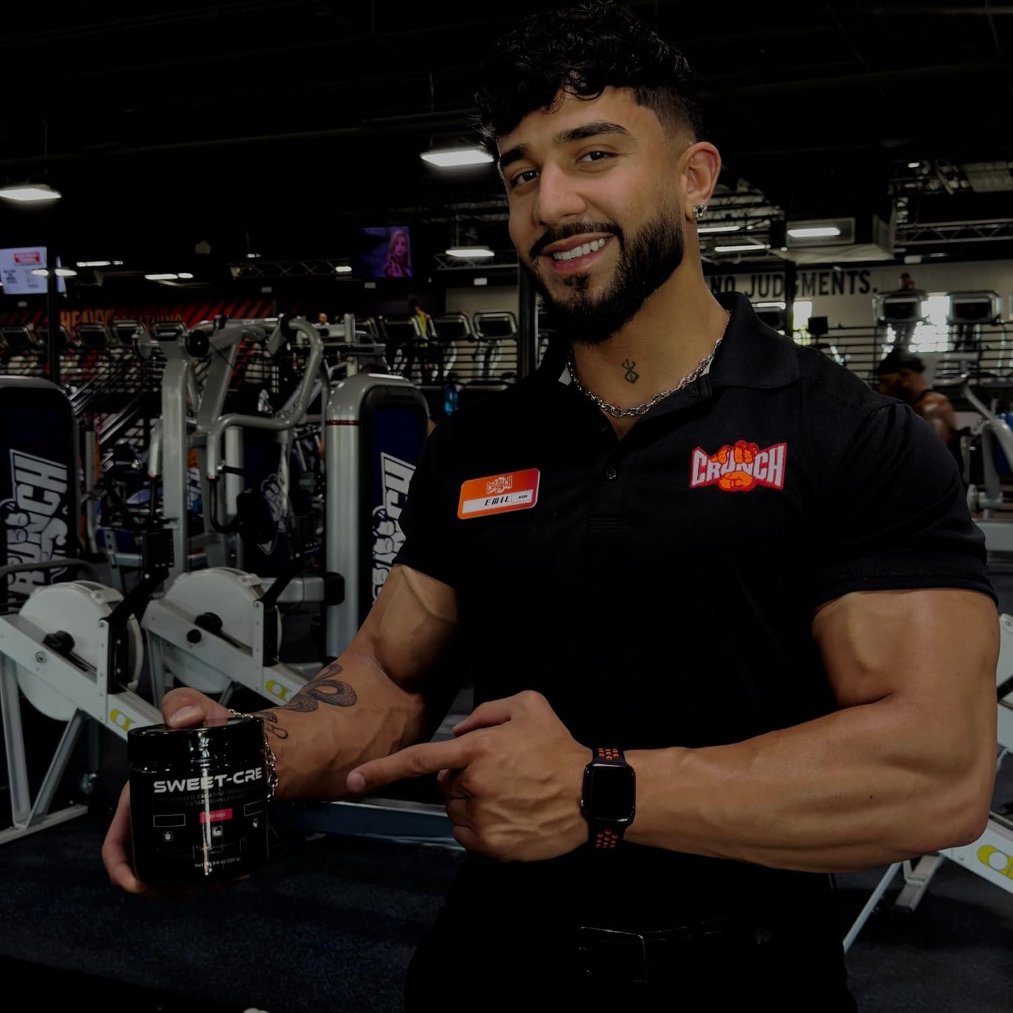 Bulk Supplements Sweet Cre Creatine Monohydrate Powder for Men and Women - Fruit Punch Flavor - 9.8oz (40 Servings)