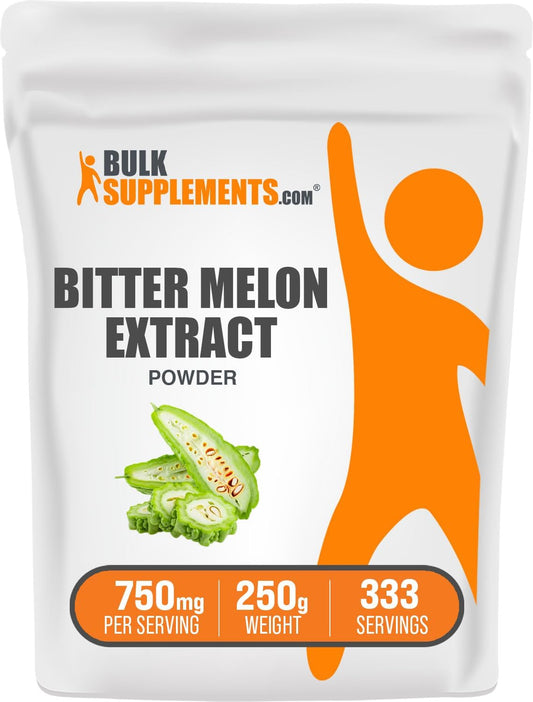 BulkSupplements.com Bitter Melon Extract Powder - Herbal Bitter Gourd Supplement - Gluten Free, 250g (8.8 oz) - 750mg per Serving