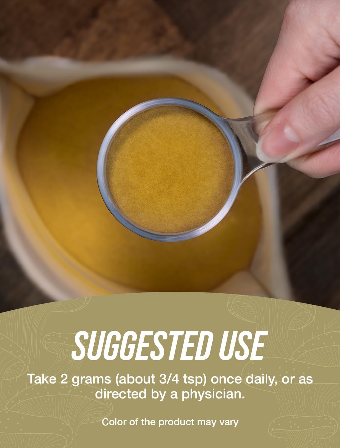 BulkSupplements.com Cordyceps Mushroom Extract Powder - Pure Cordyceps Sinensis Powder - Gluten Free Cordyceps Extract - 2000mg per Serving - 500g (1.1 lbs) - 1 Pack