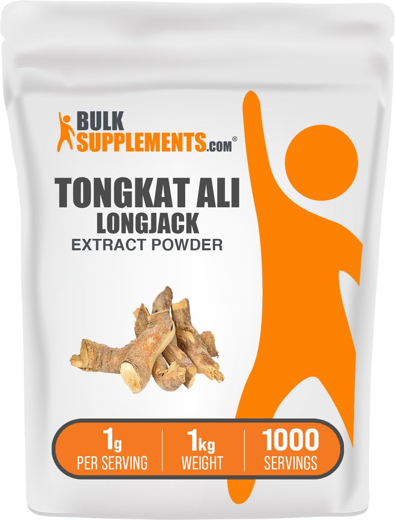 BulkSupplements.com Longjack Extract Powder - Tongkat Ali for Men and Women - Eurycoma Longifolia Supplement - 1kg (2.2lbs)