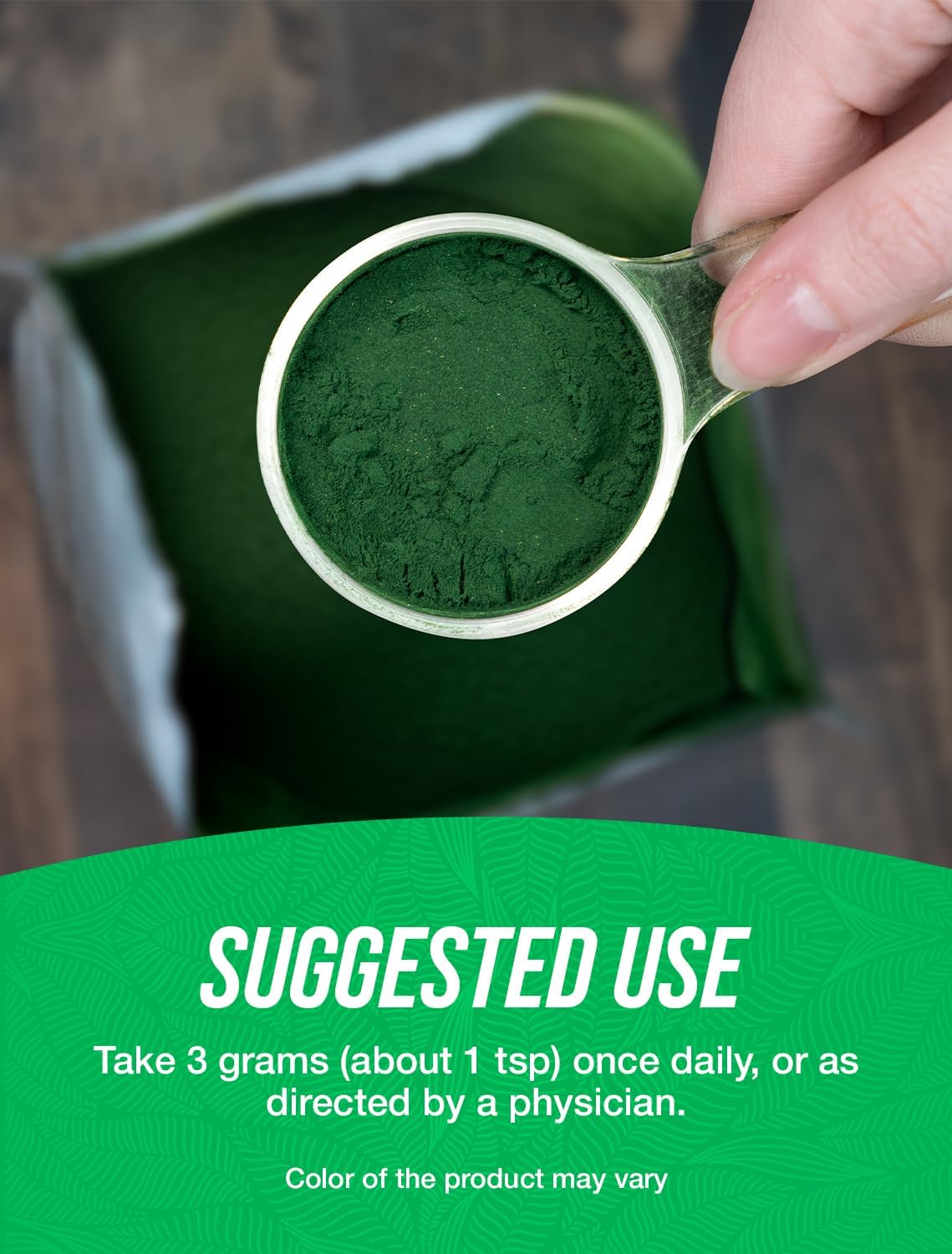 BulkSupplements.com Organic Chlorella Powder - Broken Cell Wall, Green Superfood, Vegan & Gluten-Free - 500g (1.1 lbs) Pack of 1