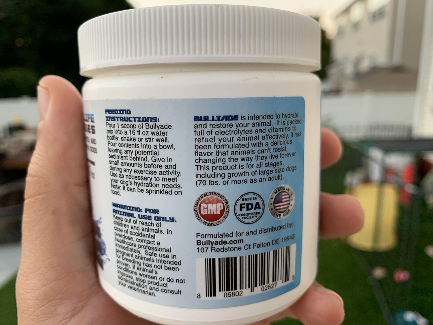 Bullyade Beef Dog Supplement with 18 Essential Vitamins & Minerals - Mixes Easily with Water or Food