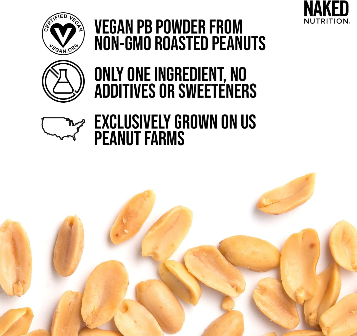 Bundle: 5LB Vanilla Naked Pea Protein + 2LB Naked PB - Dairy Free and Nutritious