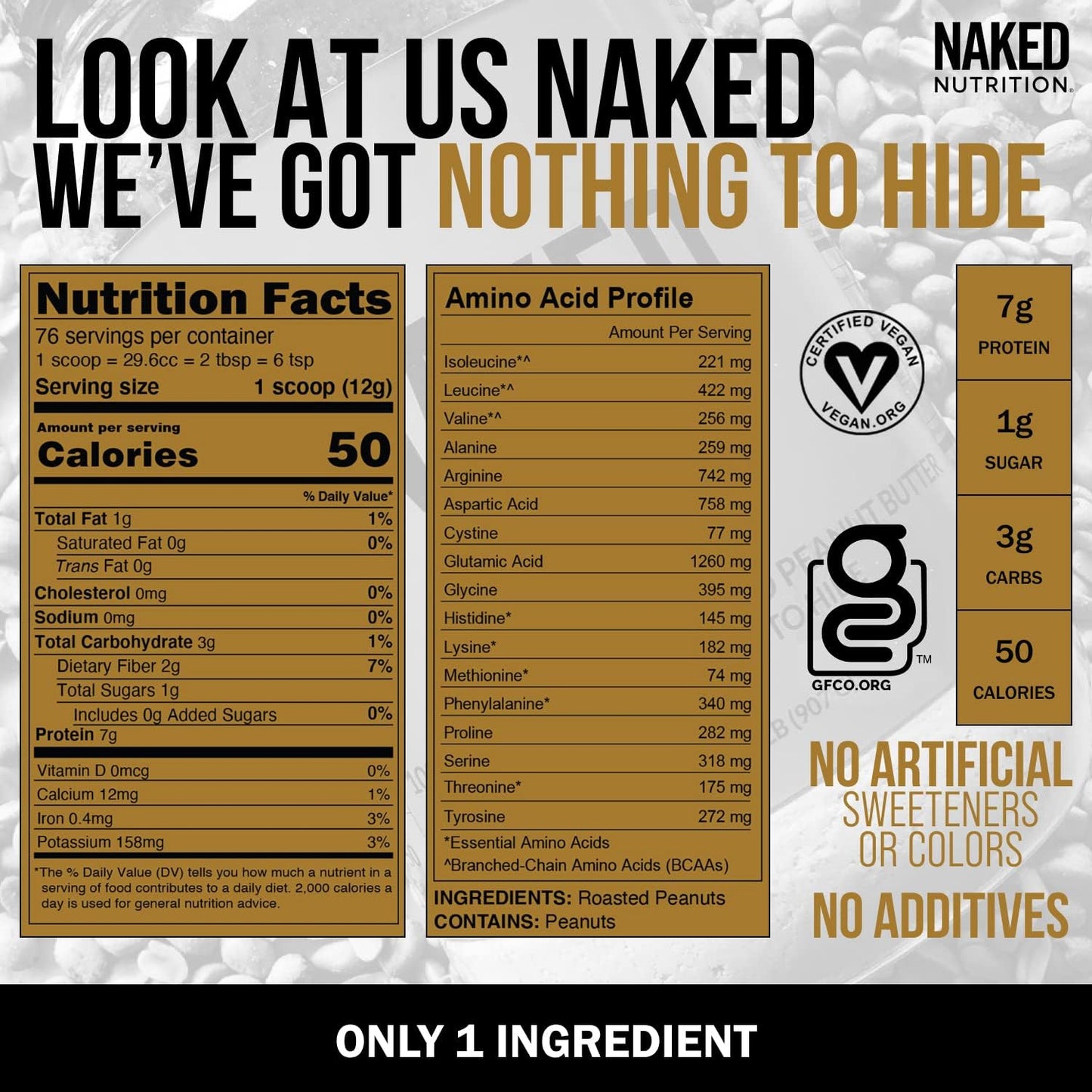 Bundle: 5LB Vanilla Naked Pea Protein + 2LB Naked PB - Dairy Free and Nutritious
