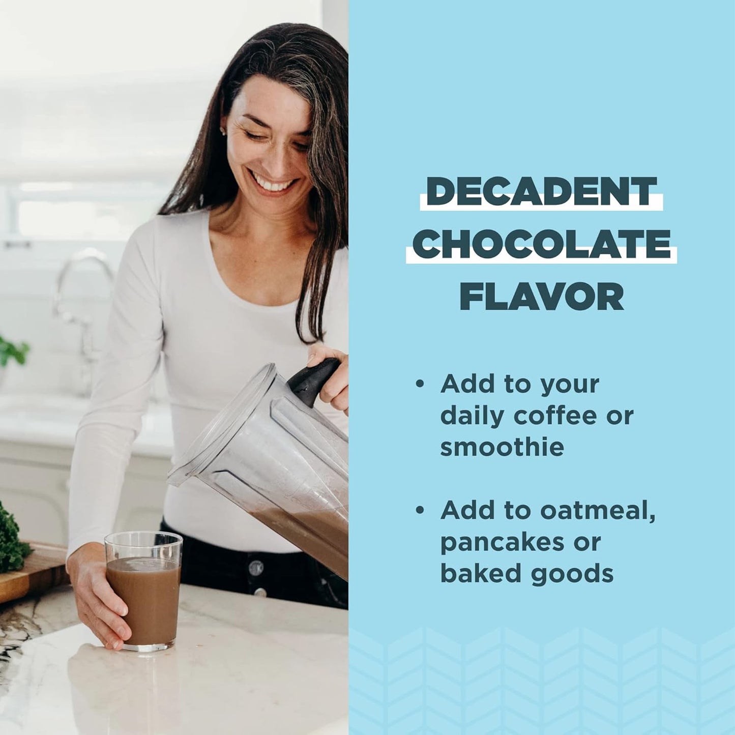 Bundle: Ancient Nutrition Chocolate Multi Collagen & Bone Broth Protein Powder, 40 Servings Each