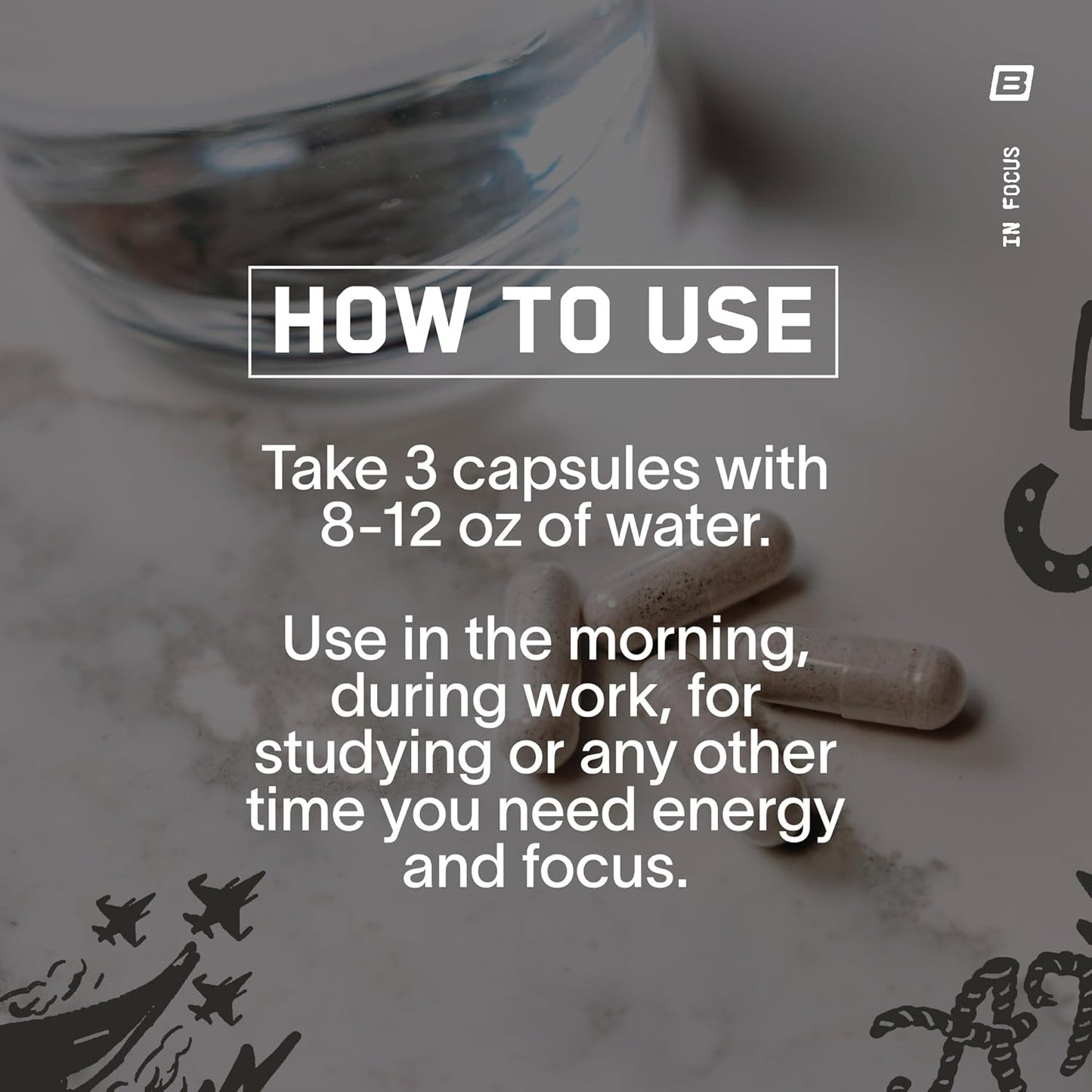 Bundle: BARE PERFORMANCE NUTRITION BPN Creatine Monohydrate & Brain Support - Focus & Energy Booster