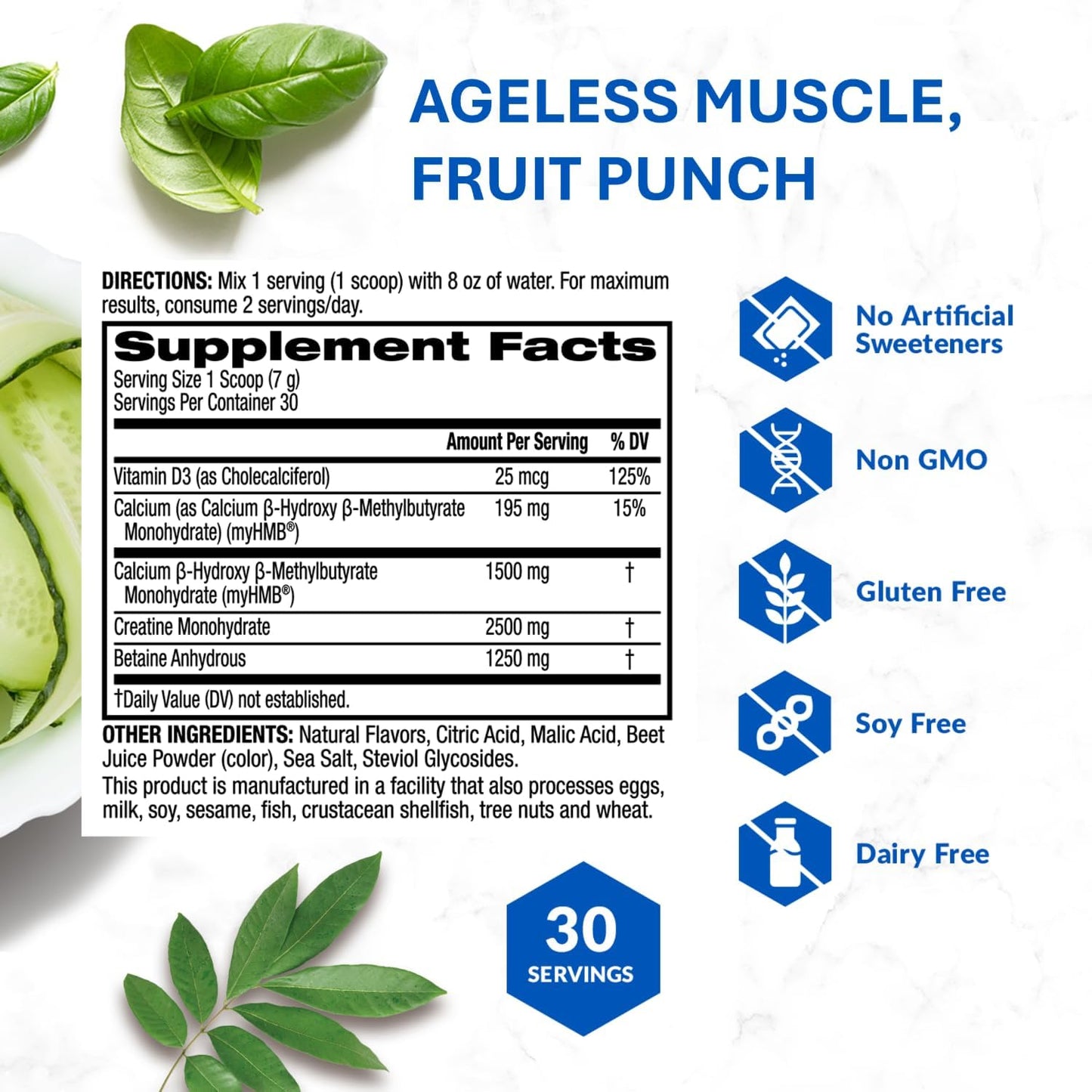 Bundle: BioTrust Ageless Muscle (Fruit Punch) & Low Carb Multi Protein (Vanilla Cream) - Muscle Building & Weight Management Support