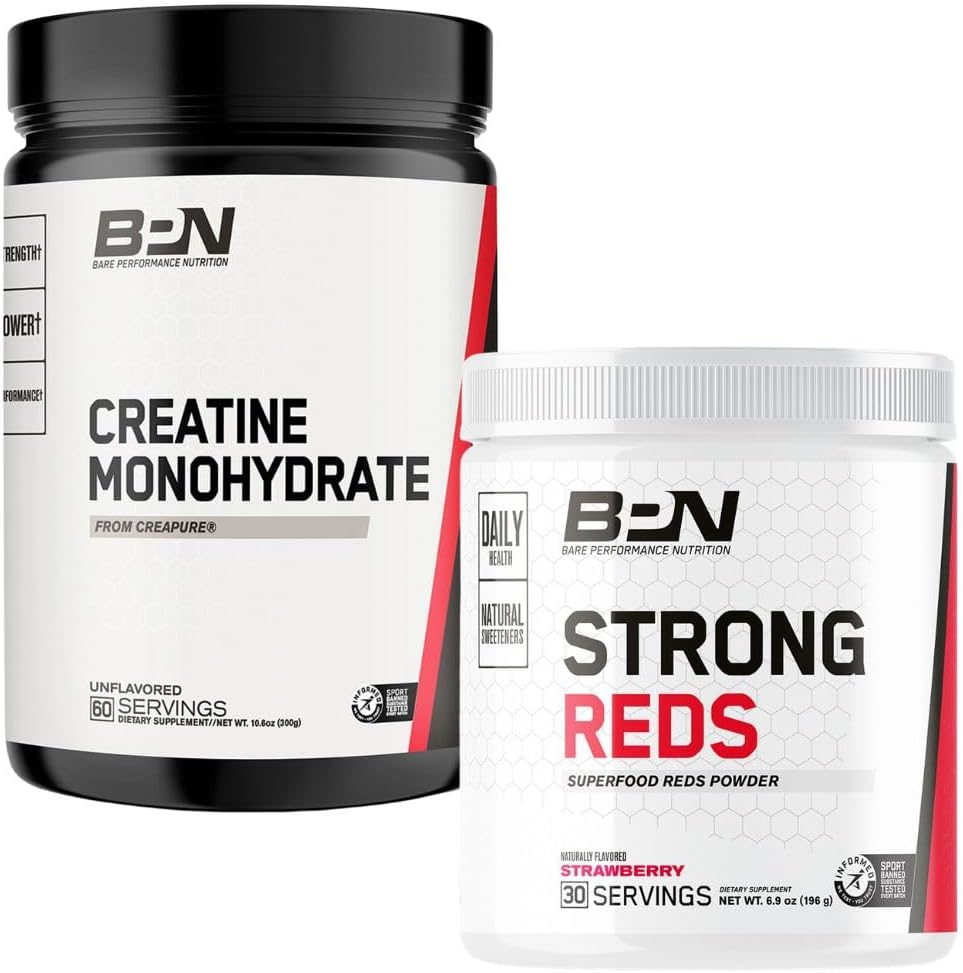 Bundle: BPN Creatine Monohydrate & Strong Reds for Enhanced Performance