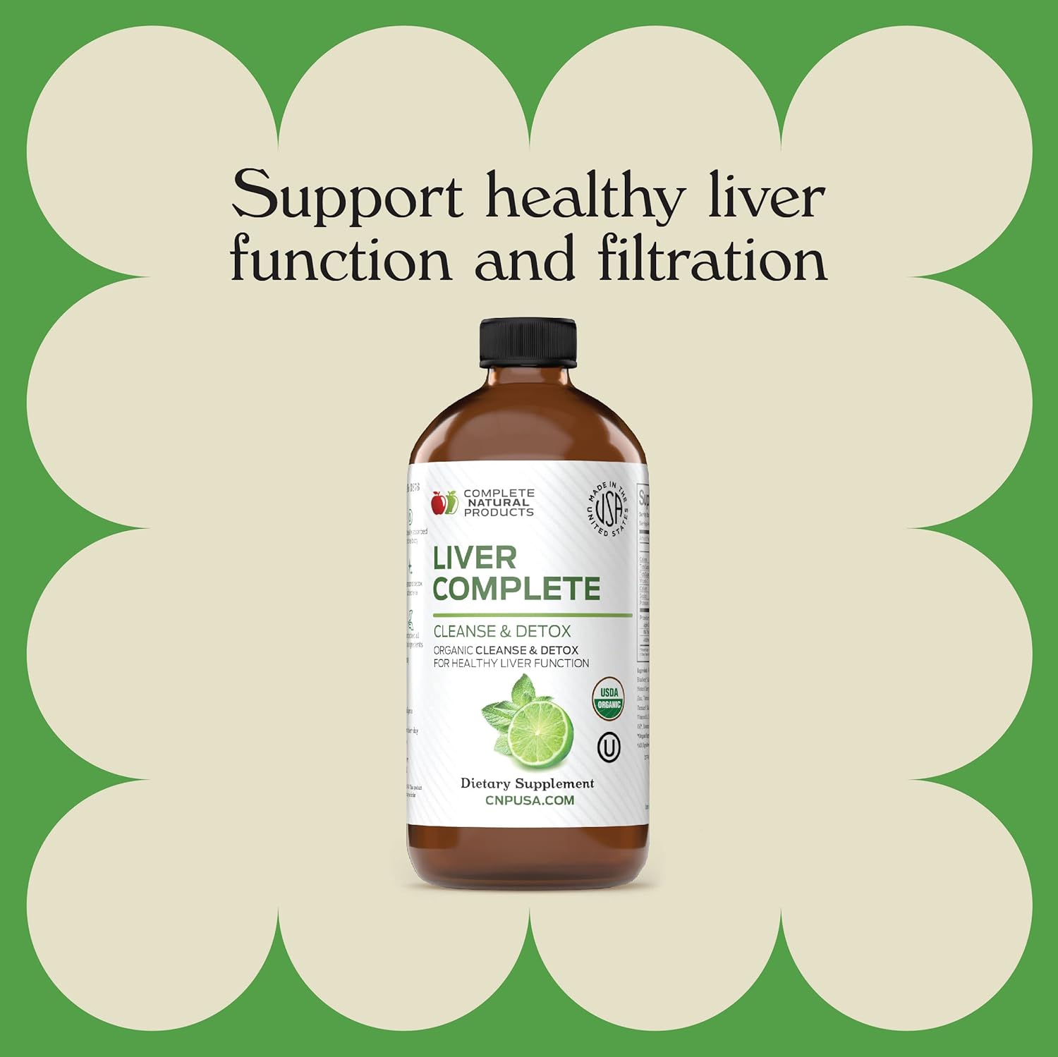 Bundle: Complete Natural Products Urinary Tract & Liver Support - 12oz & 16oz