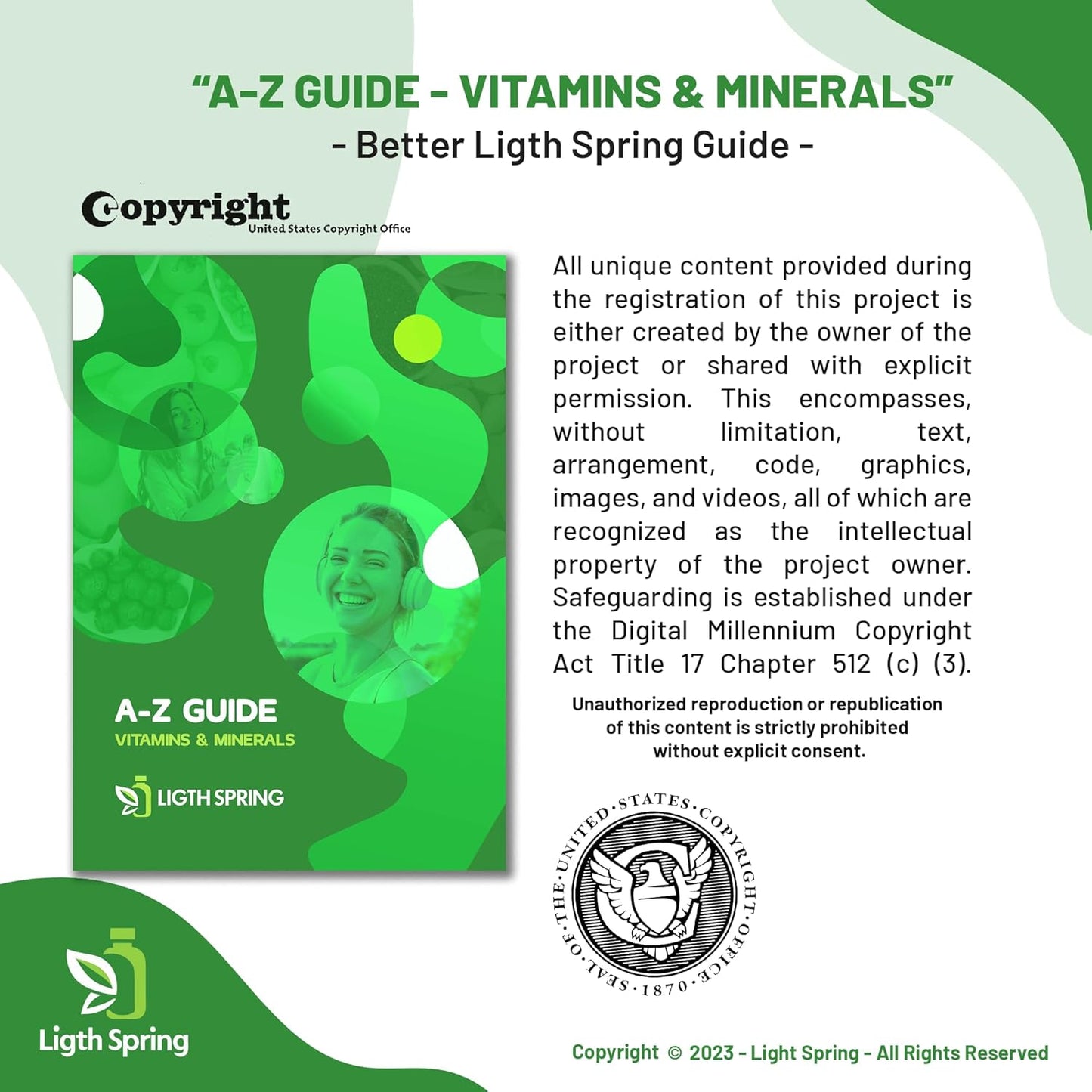 Bundle Deal: 400 Count Cinnamon 1000mg Dietary Supplement Capsules with Exclusive Light&Spring Guide