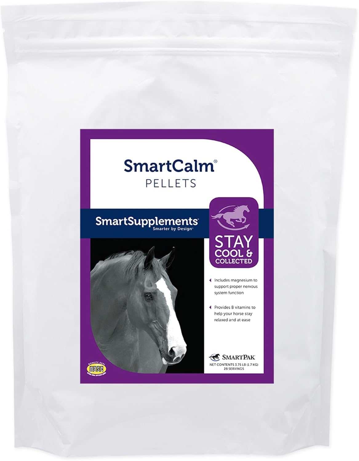 Bundle Deal: SmartPak SmartCalm Pellets & Ultra Paste - Horse Calming Supplement with No Added Sugar or Herbs