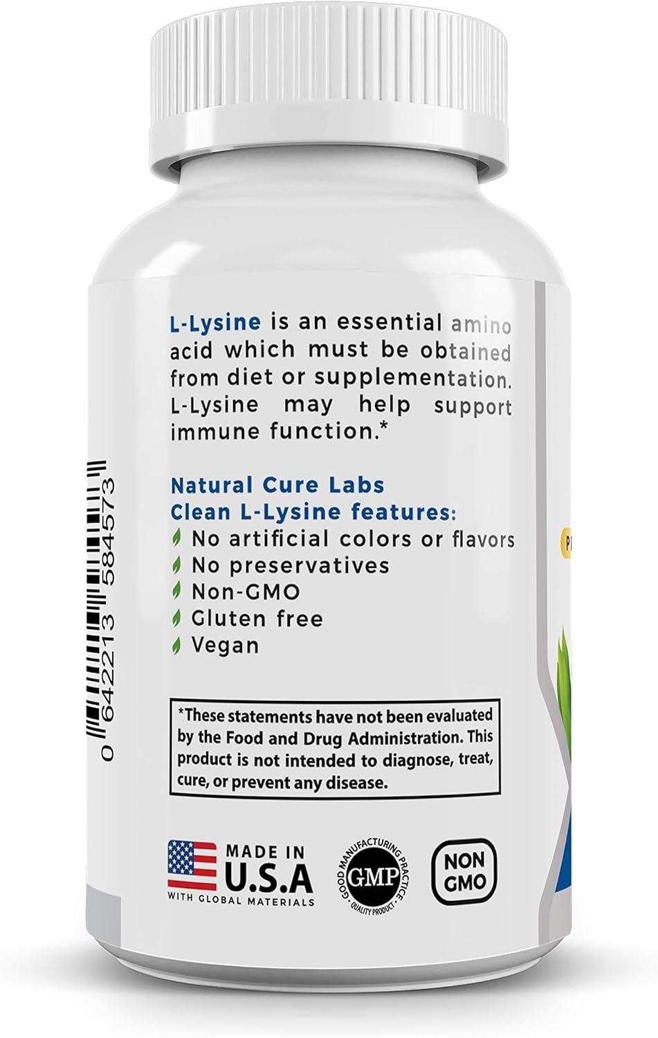 Bundle: Extra Strength Monolaurin 800mg + Clean L-Lysine 600mg by Natural Cure Labs
