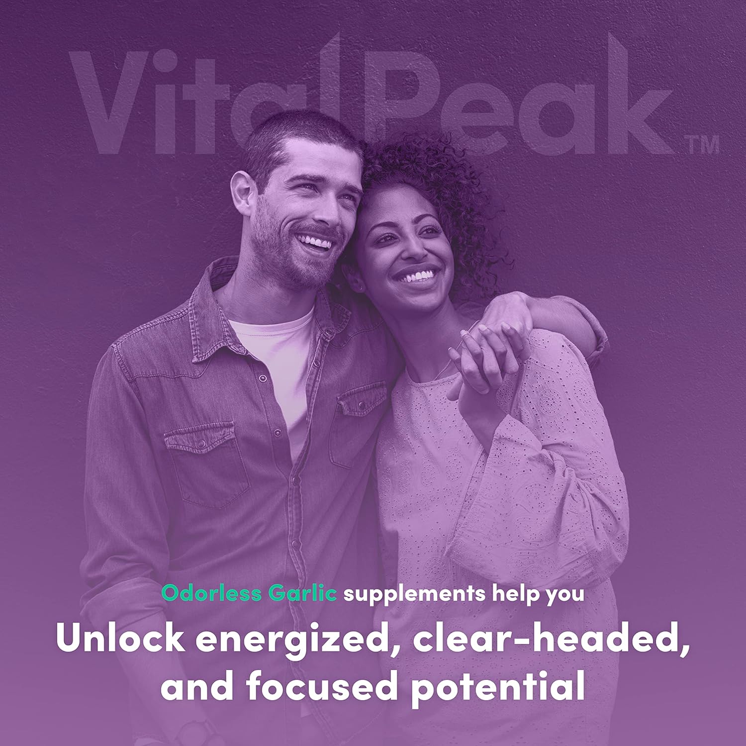 Bundle: Gluco-Powder with Odorless Garlic for Vital Peak Support