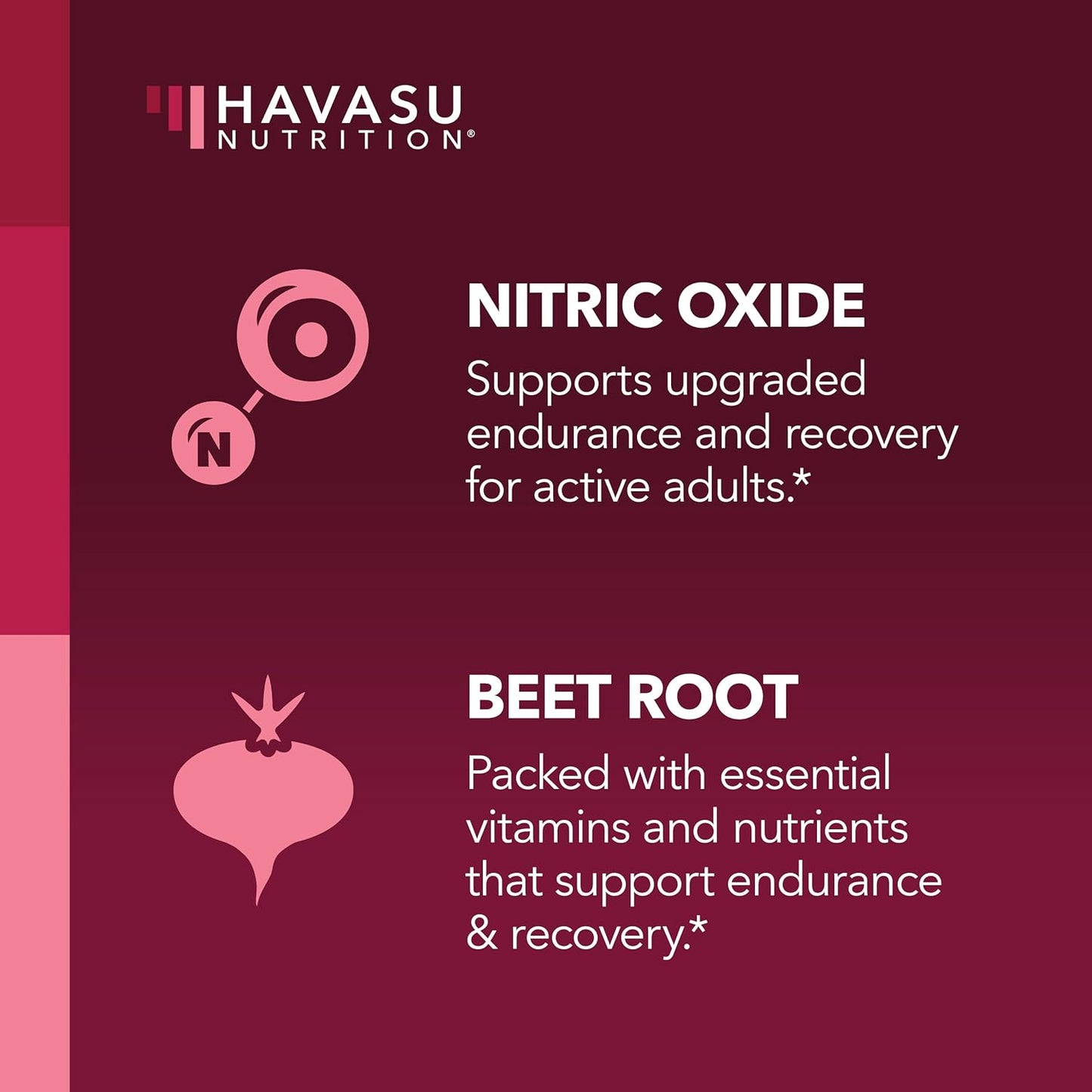 Bundle: HAVASU NUTRITION Beet Root & Nitric Oxide Gummies for Enhanced Performance and Energy