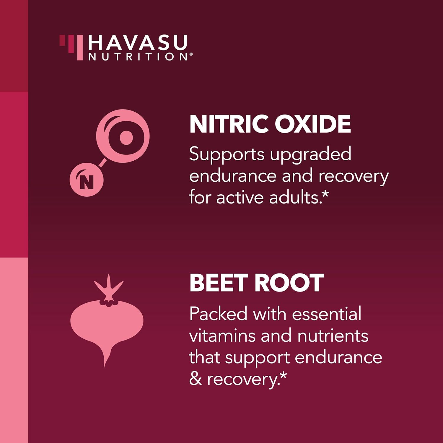 Bundle: HAVASU NUTRITION Beet Root & Nitric Oxide Gummies for Enhanced Performance and Energy