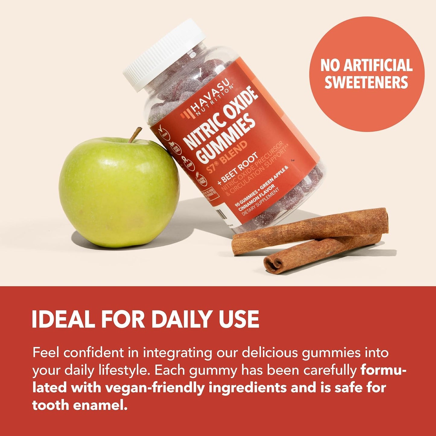 Bundle: HAVASU NUTRITION Beet Root & Nitric Oxide Gummies for Enhanced Performance and Energy