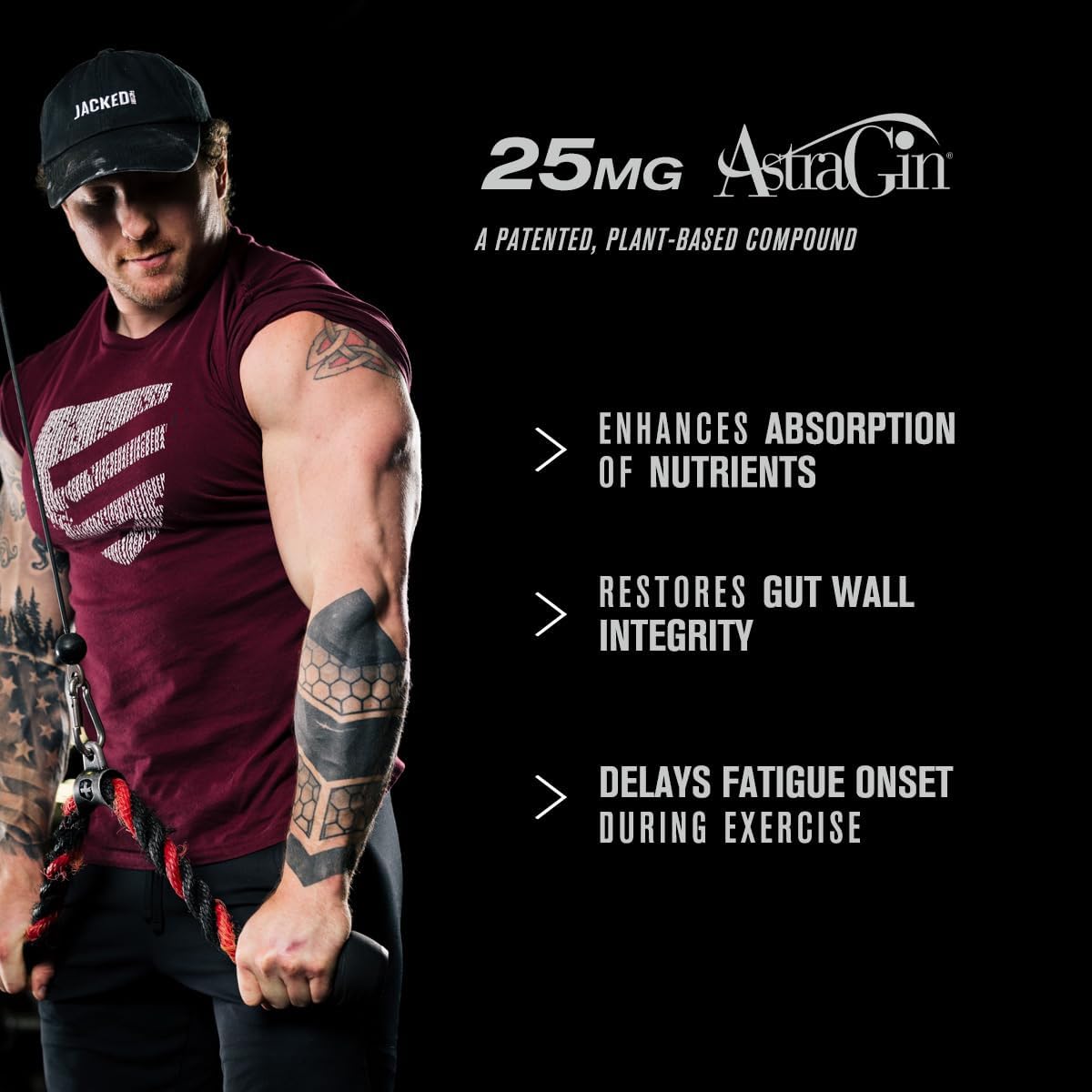 Bundle: Jacked Factory Nitrosurge Pre-Workout Cherry Limeade & Build XT Muscle Builder for Men & Women