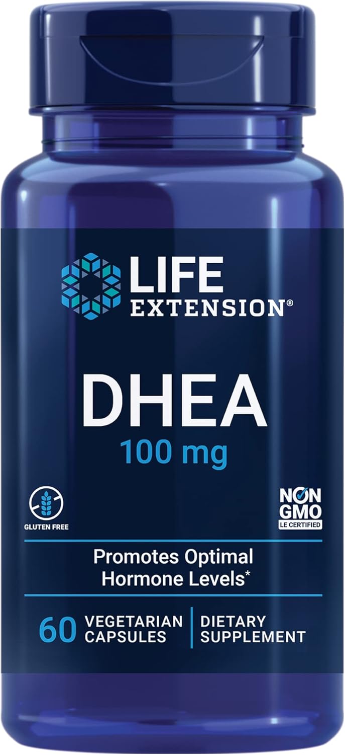 Bundle: Life Extension DHEA & N-Acetyl-L-Cysteine Capsules for Immune & Respiratory Support