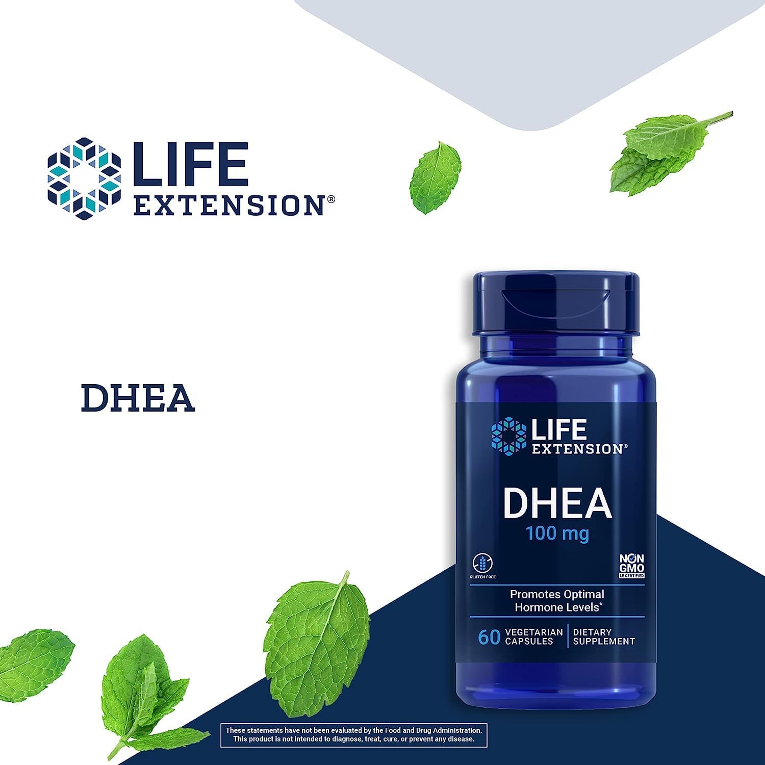 Bundle: Life Extension DHEA & N-Acetyl-L-Cysteine Capsules for Immune & Respiratory Support