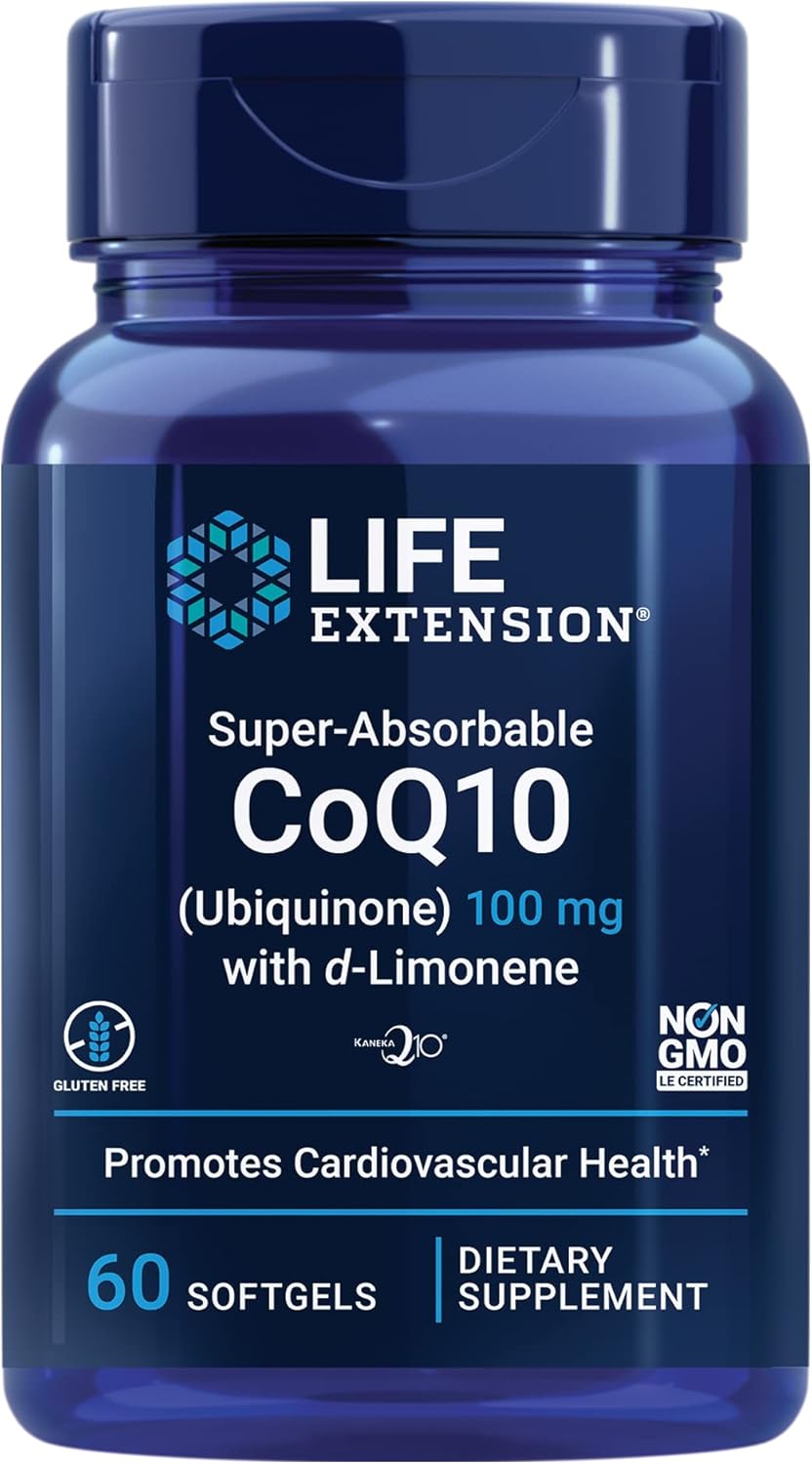Bundle: Life Extension Super Omega-3 Fish Oil Softgels with Super-Absorbable CoQ10 for Heart Health - 240 + 60 Softgels