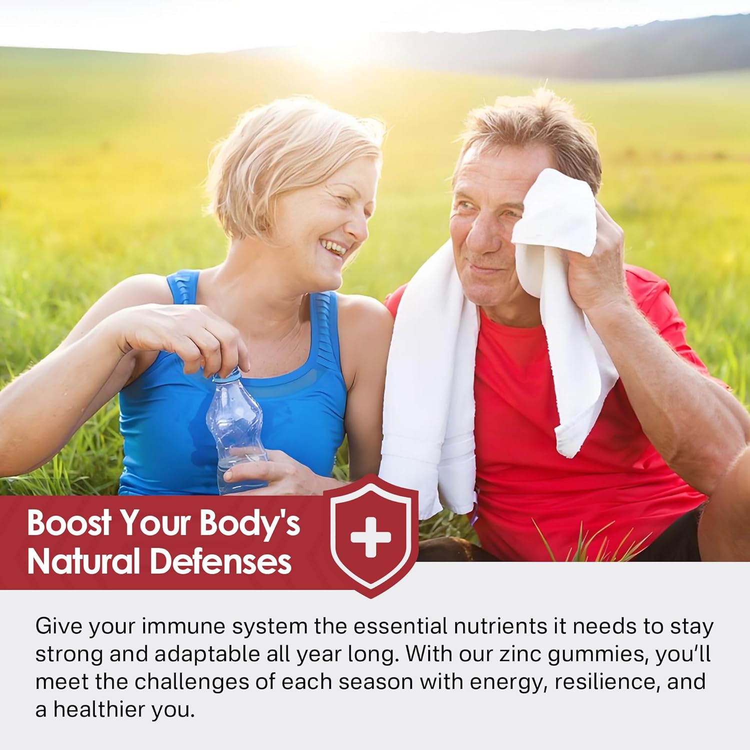 Bundle: LILICARE Sugar Free Zinc Gummies & Glucosamine Chondroitin Gummies - 4 Pack