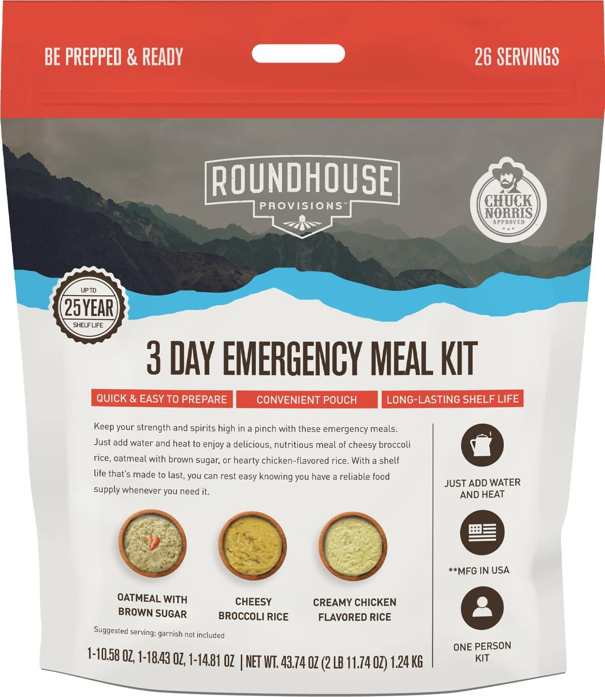 Bundle: Morning Kick Drink and 3-Day Emergency Meal Kit for Quick Energy Boosts
