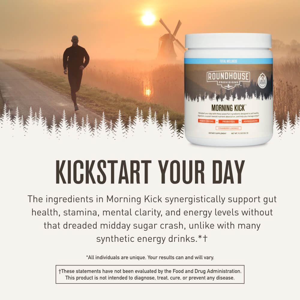 Bundle: Morning Kick Drink and 3-Day Emergency Meal Kit for Quick Energy Boosts