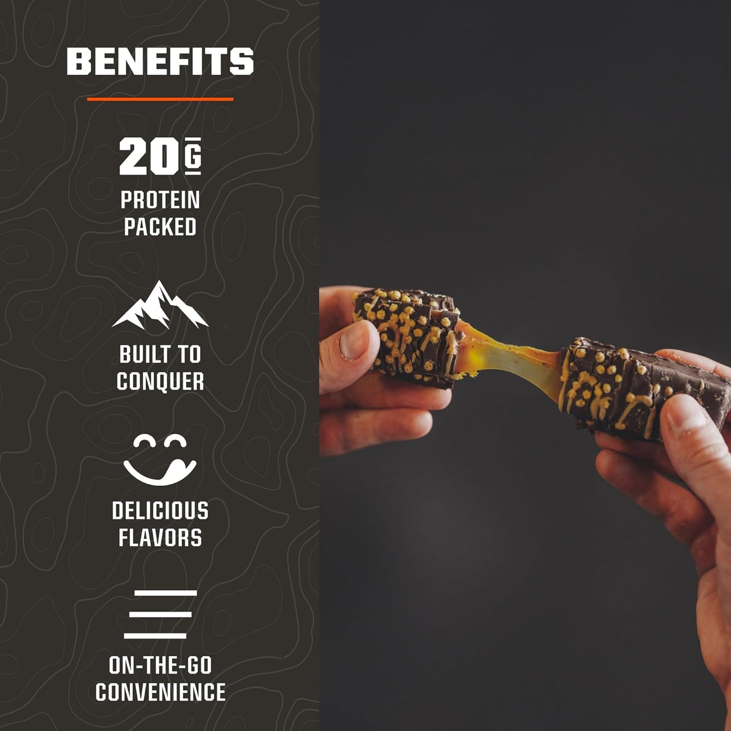 Bundle: MTN OPS Performance Bars in Caramel Crunch and Peanut Butter Bliss - Energy Bars for Optimal Performance and Taste