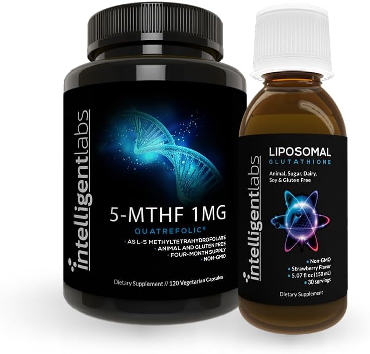Bundle of Liposomal Glutathione and Quatrefolic Methylfolate for Methylation Support