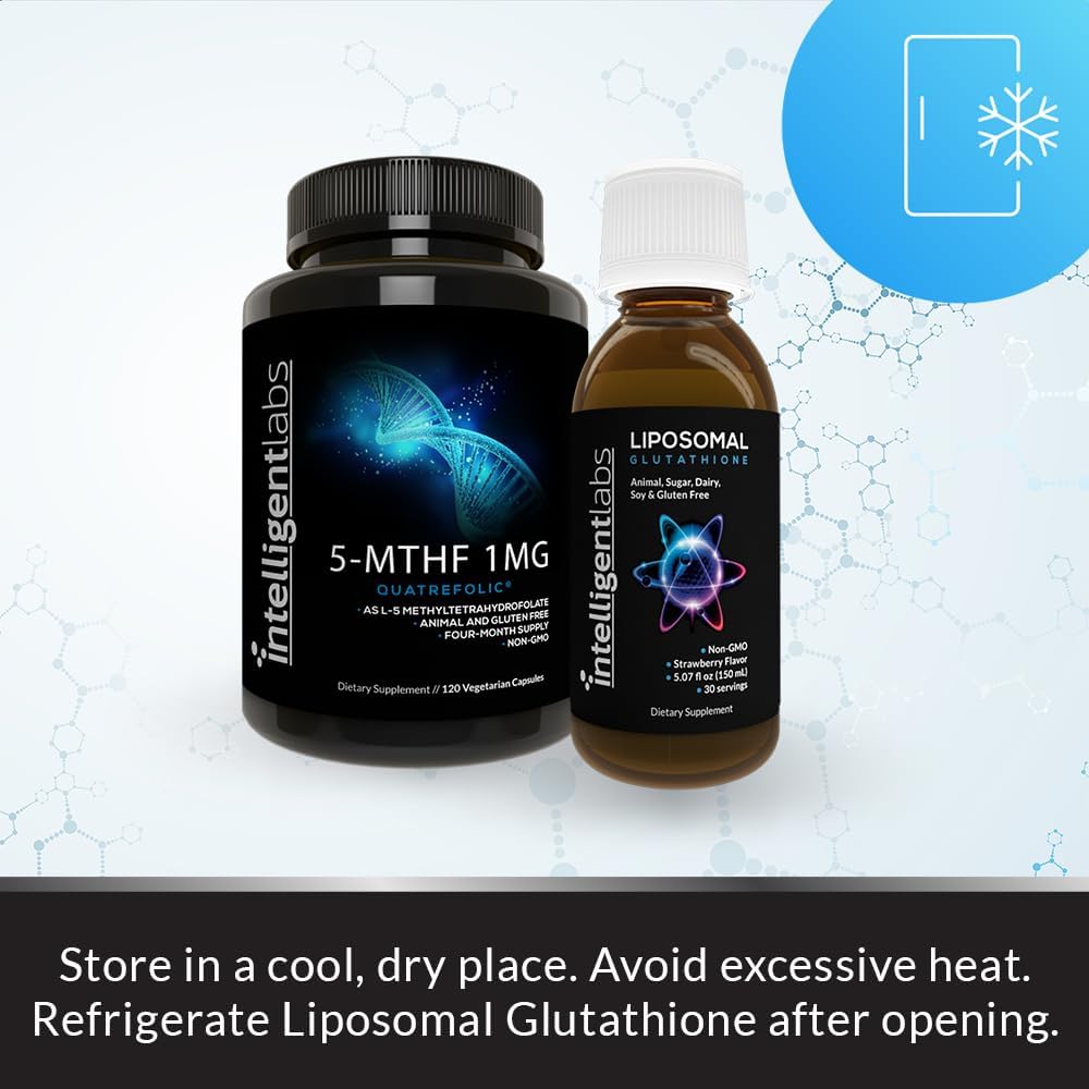Bundle of Liposomal Glutathione and Quatrefolic Methylfolate for Methylation Support