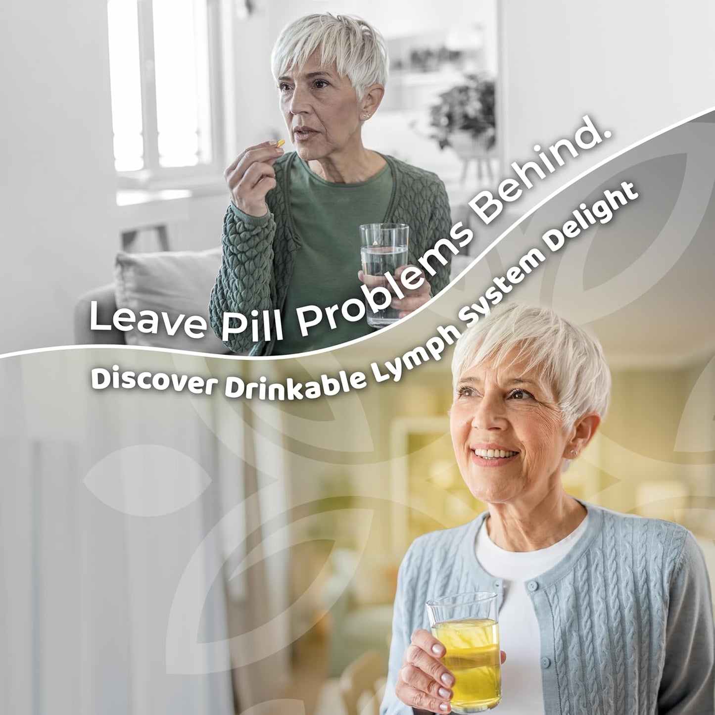 Bundle of Lymph Go and Vital Peak Odorless Garlic for Immune Support and Wellness
