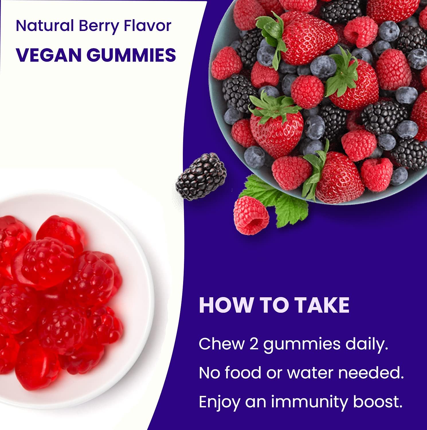 Bundle of NutraChamps Vitamin B12 and Elderberry Gummies for Immune Support and Energy Boost