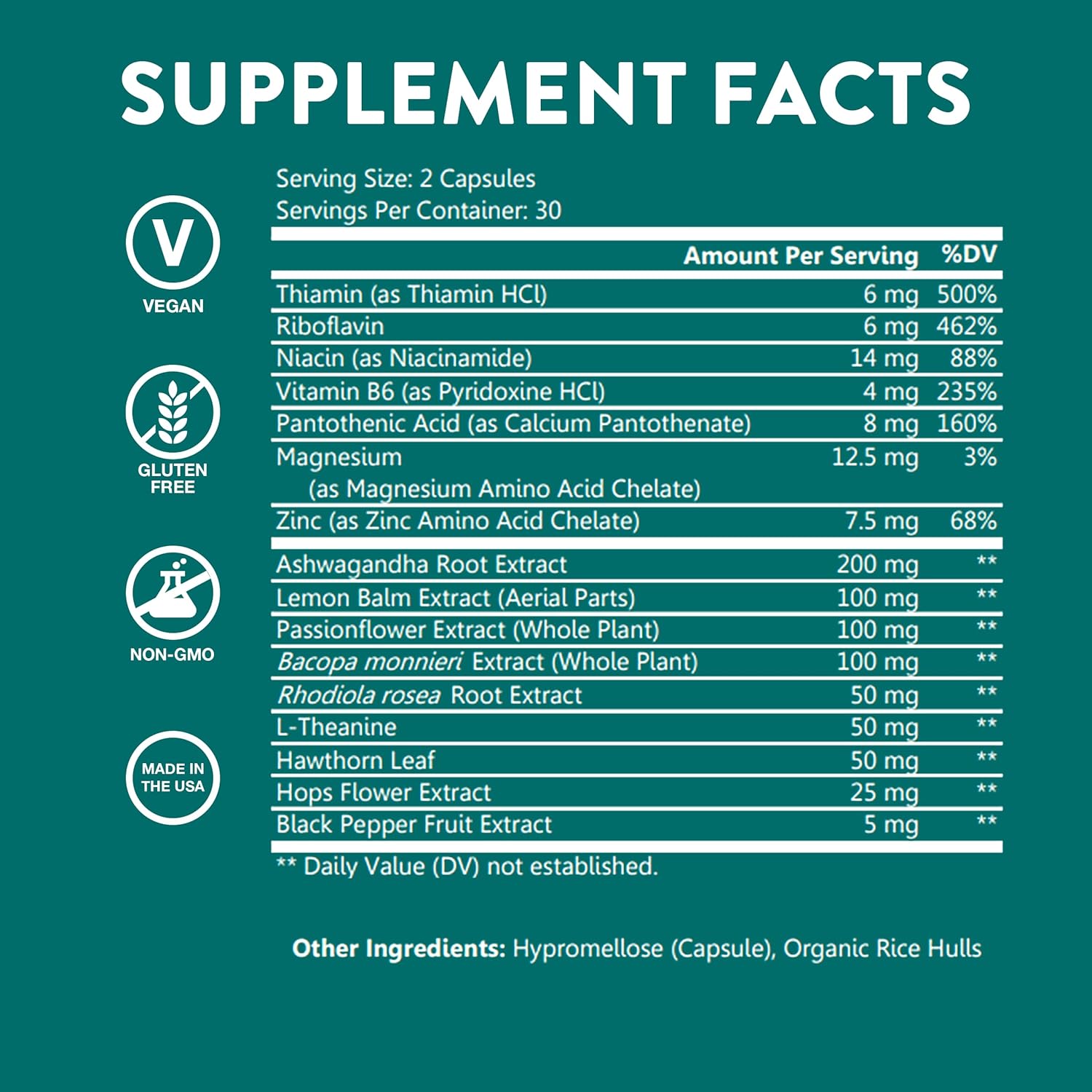 Bundle of Zen Stress Support Supplement (60 Ct) + Vital Liquid Liposomal Curcumin Drops for Relaxation and Wellness