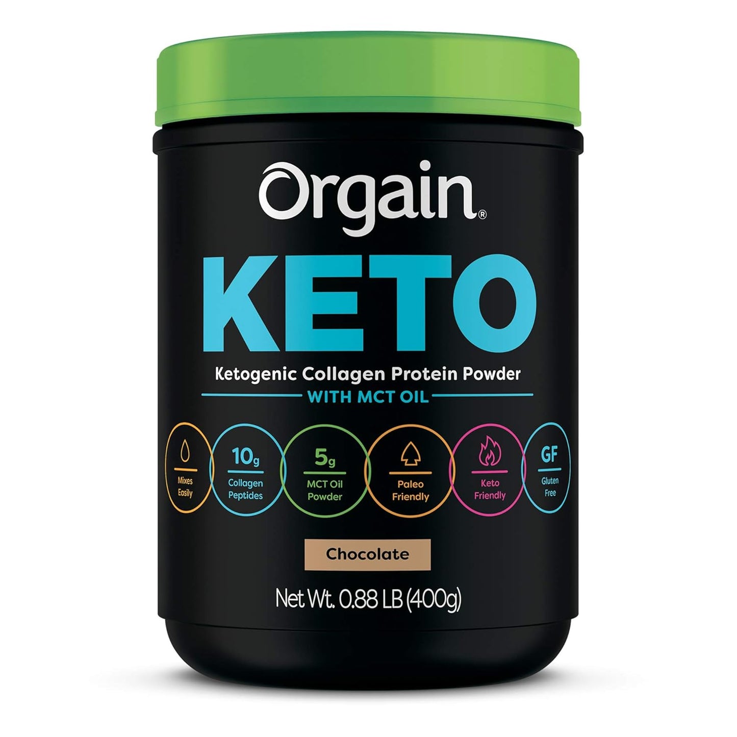 Bundle: Orgain Organic Keto Vegan Protein Powder & Collagen Protein Powder